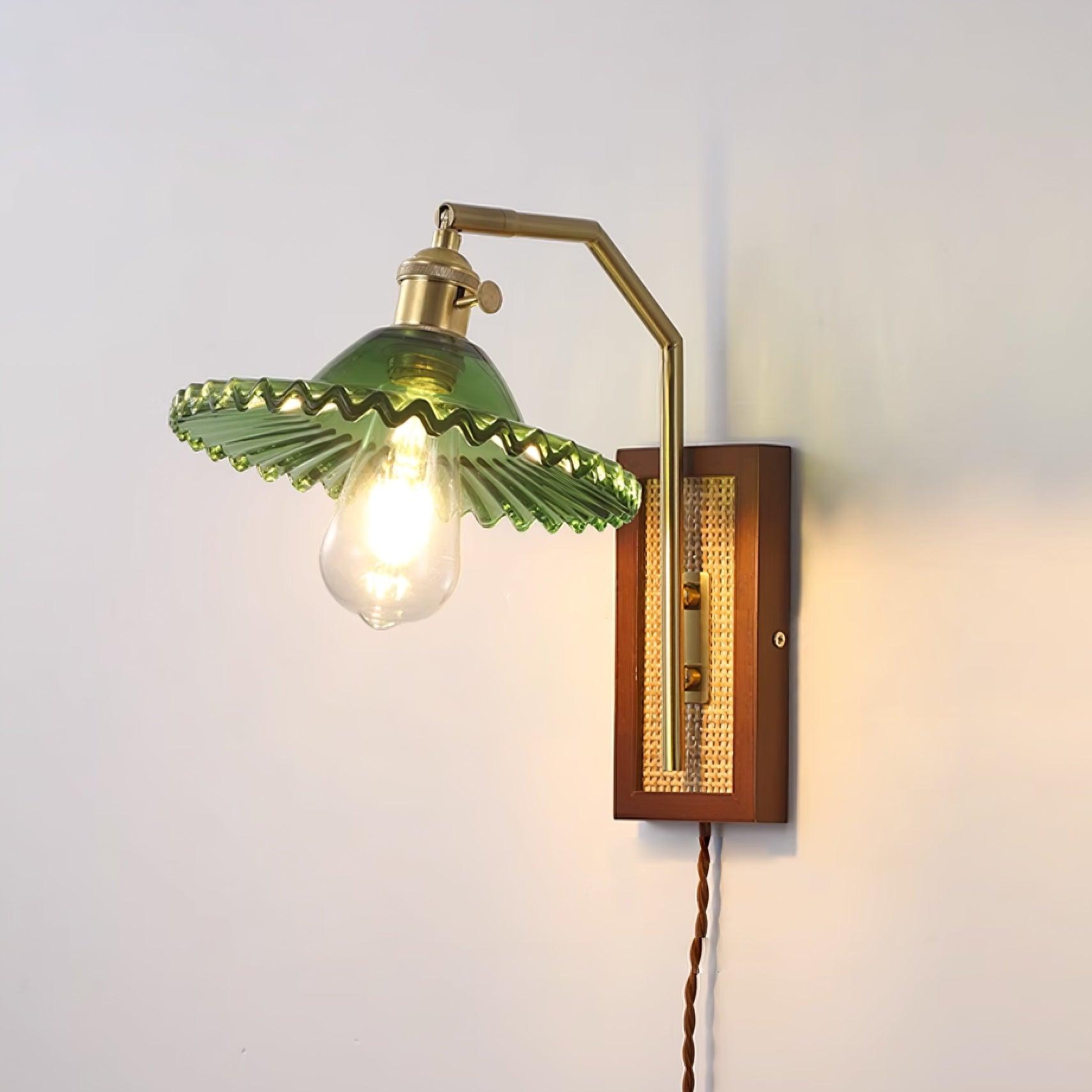 Cusorion Premium Nordic Art Glass Bamboo Wall Lamp
