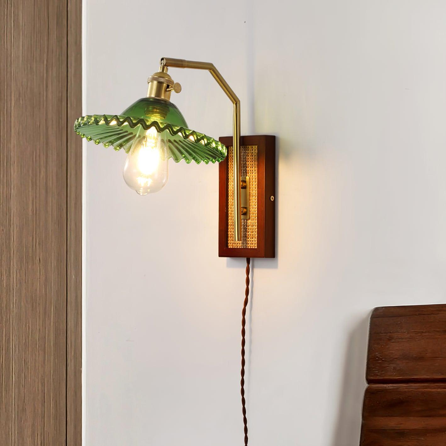 Cusorion Premium Nordic Art Glass Bamboo Wall Lamp