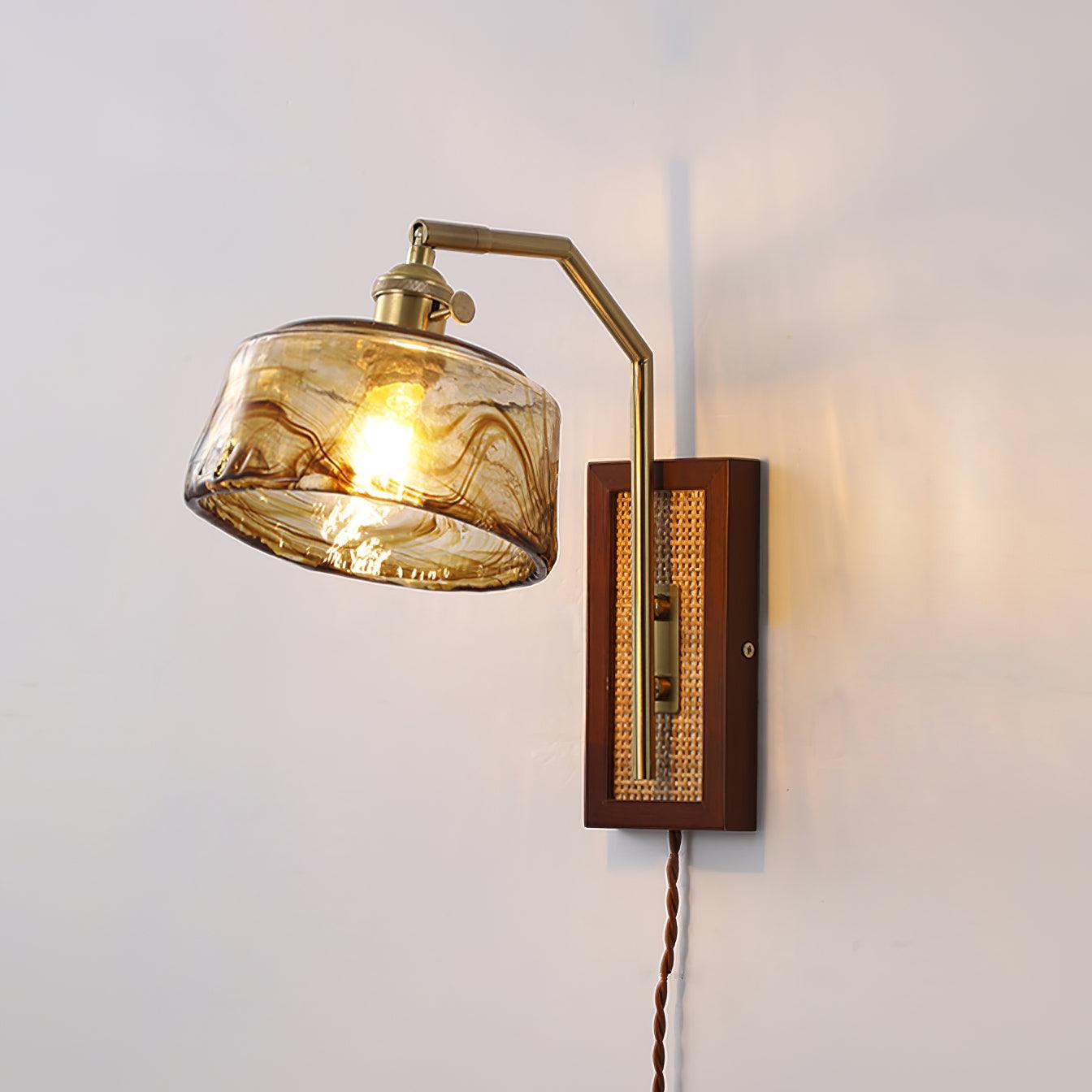 Cusorion Premium Nordic Art Glass Bamboo Wall Lamp