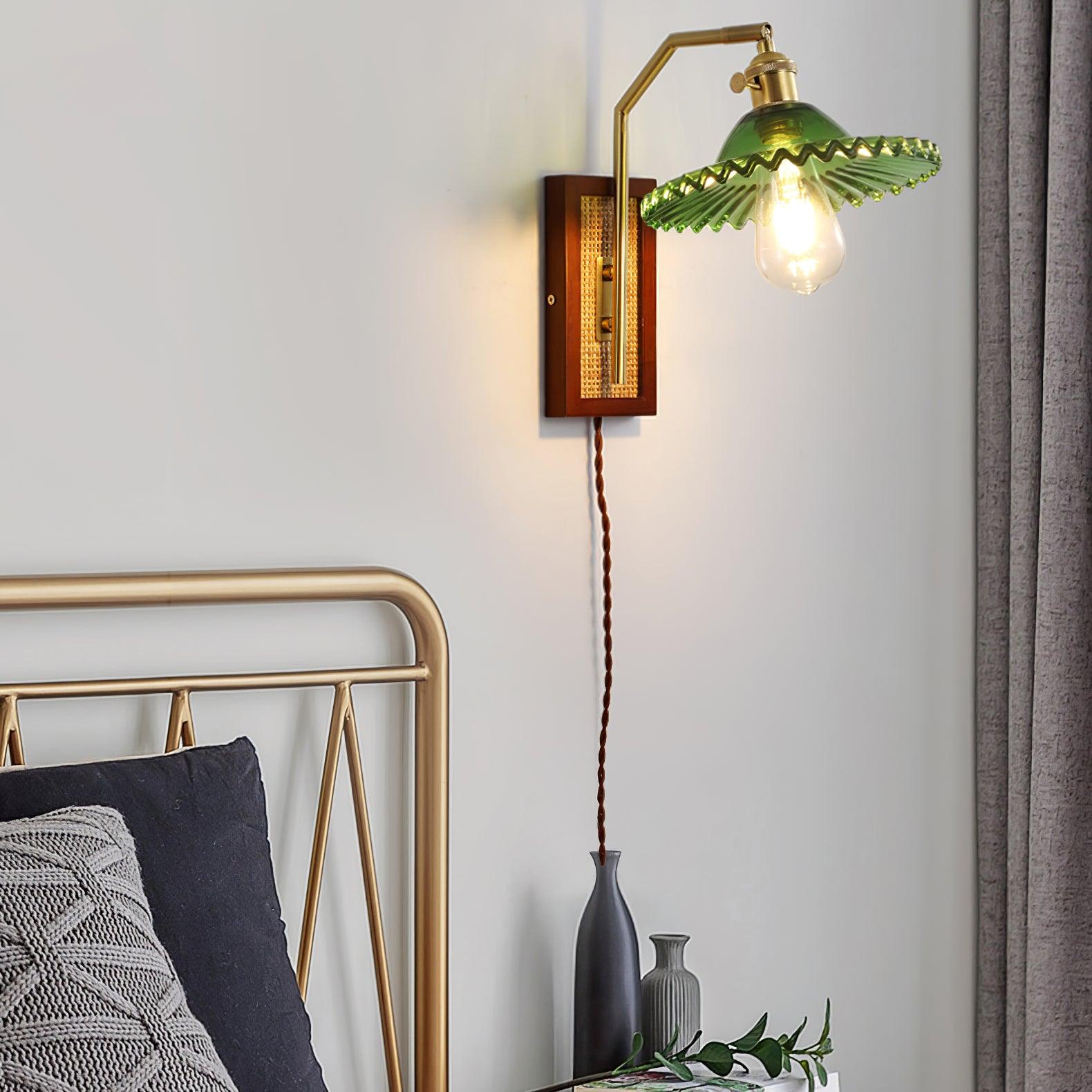 Cusorion Premium Nordic Art Glass Bamboo Wall Lamp