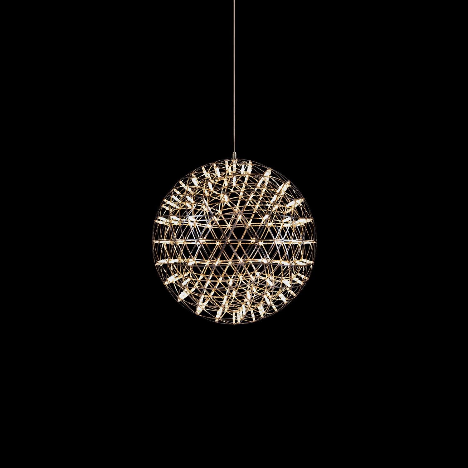 Ivthayra Suspension Boule Dorée de Luxe Postmoderne
