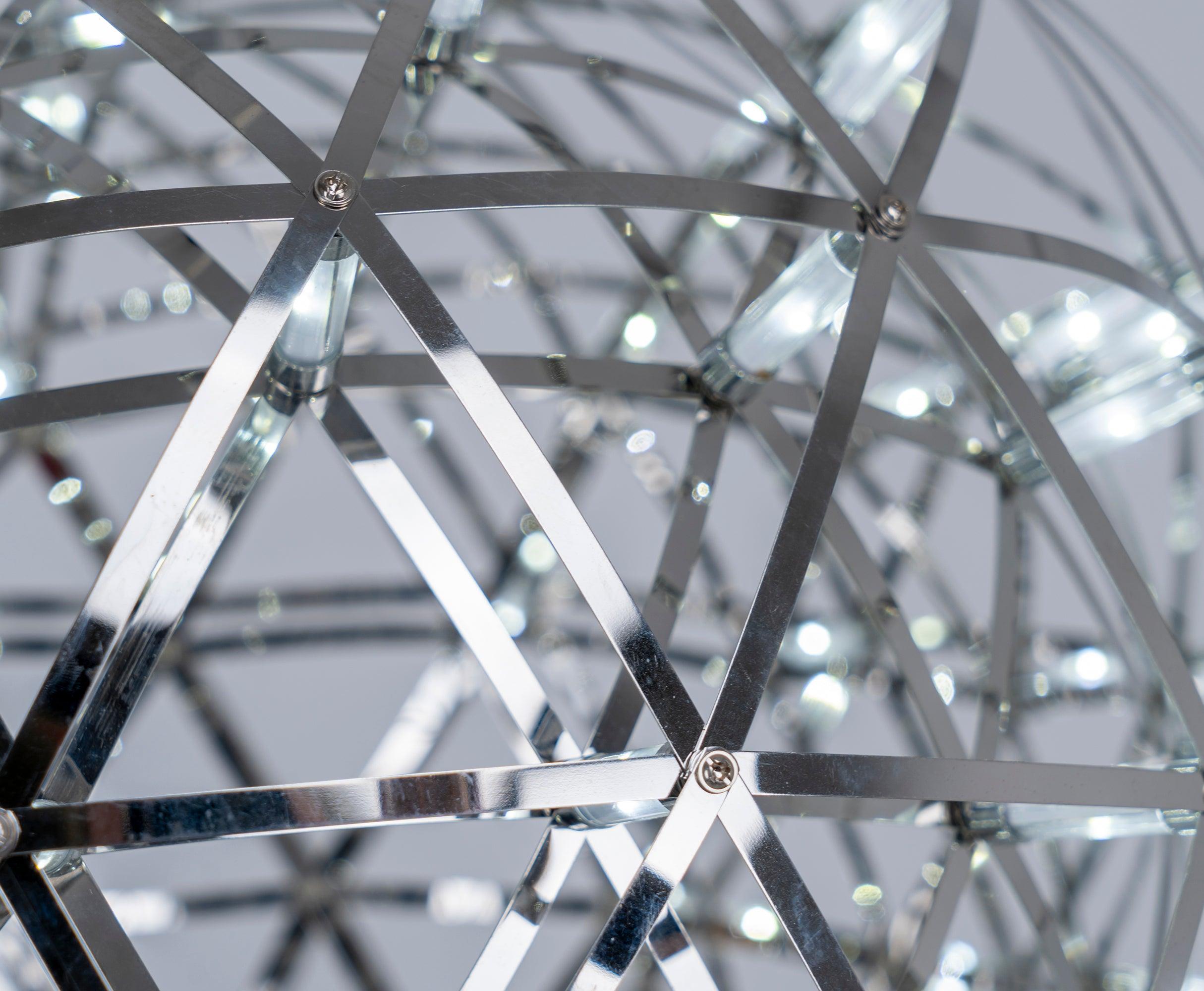 Ivthayra Suspension Boule Dorée de Luxe Postmoderne