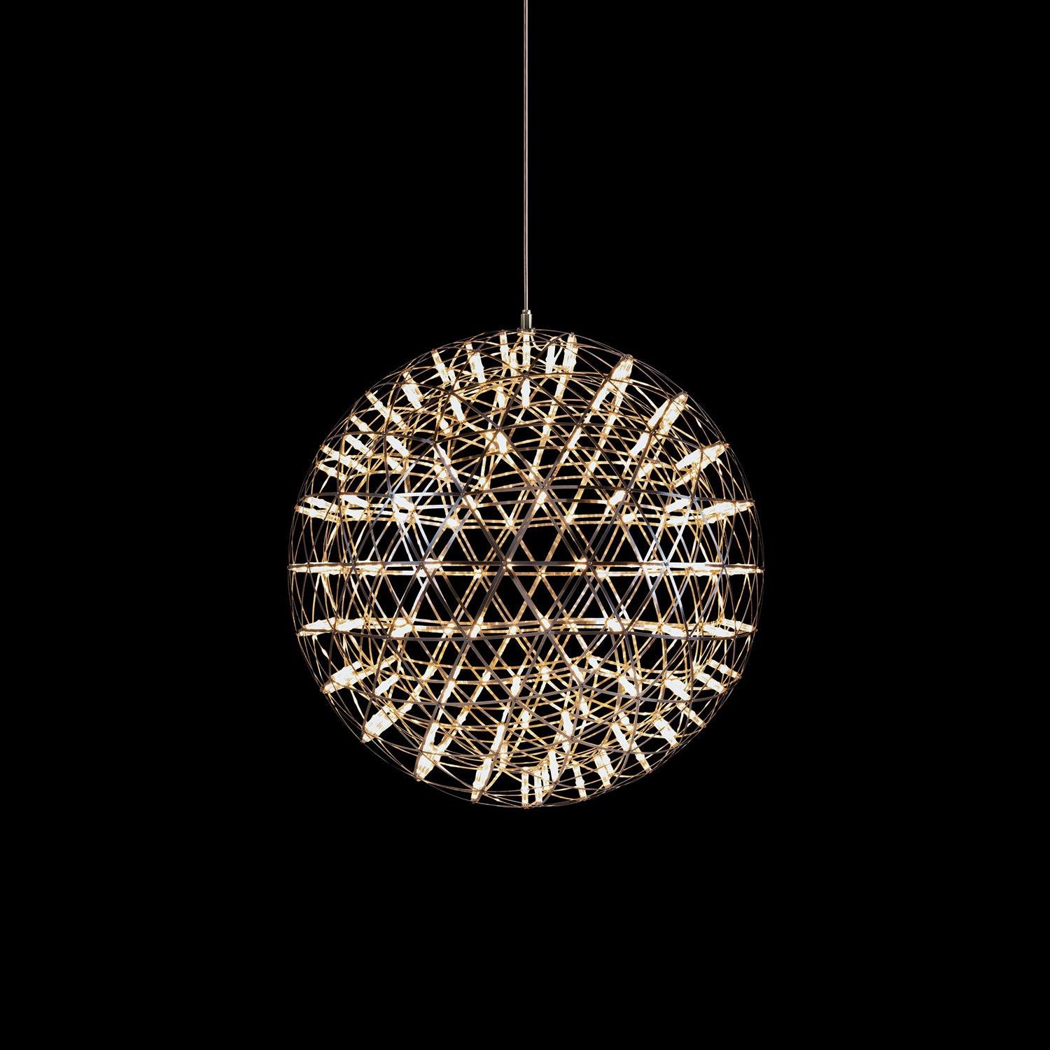 Ivthayra Suspension Boule Dorée de Luxe Postmoderne