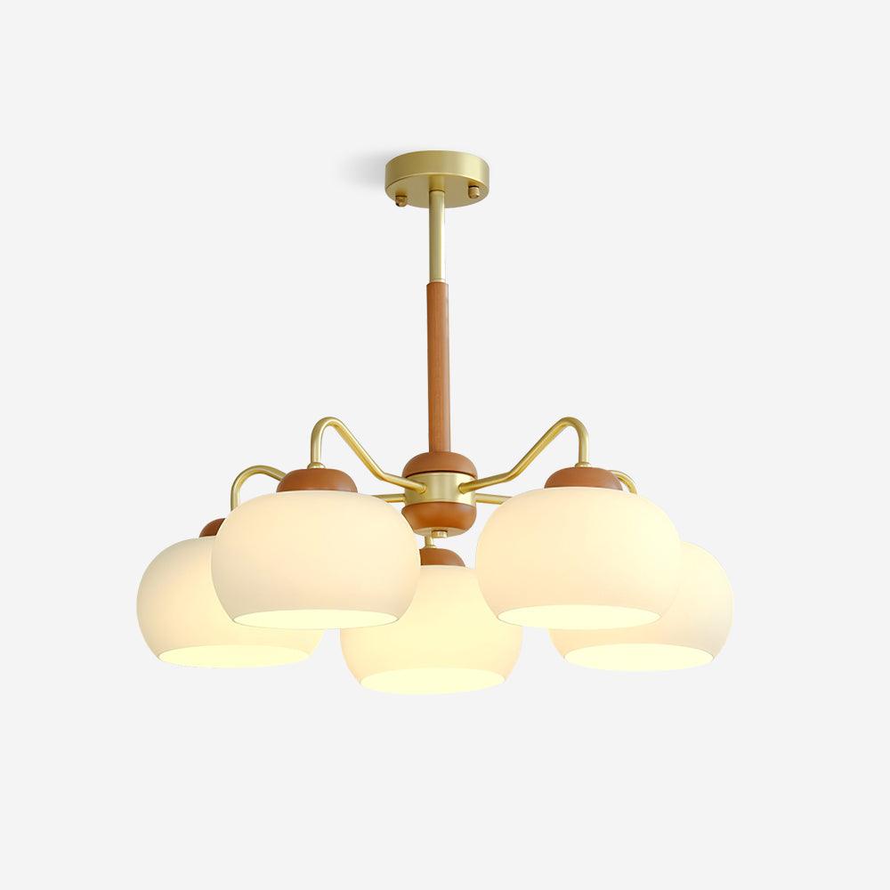 Raito Lustre en Verre Style Vintage Américain.