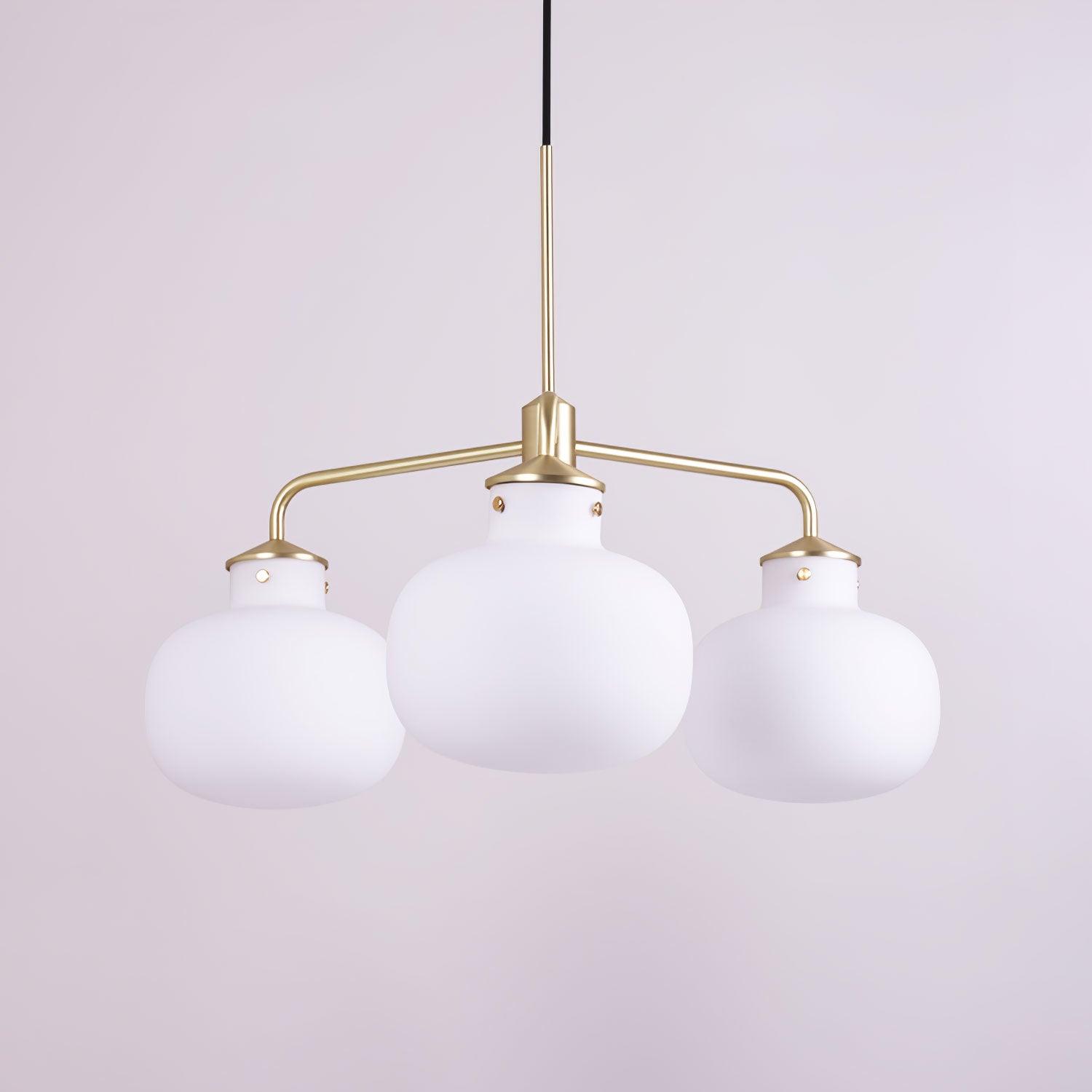 Halo Contemporary Glass Pendant Lamp