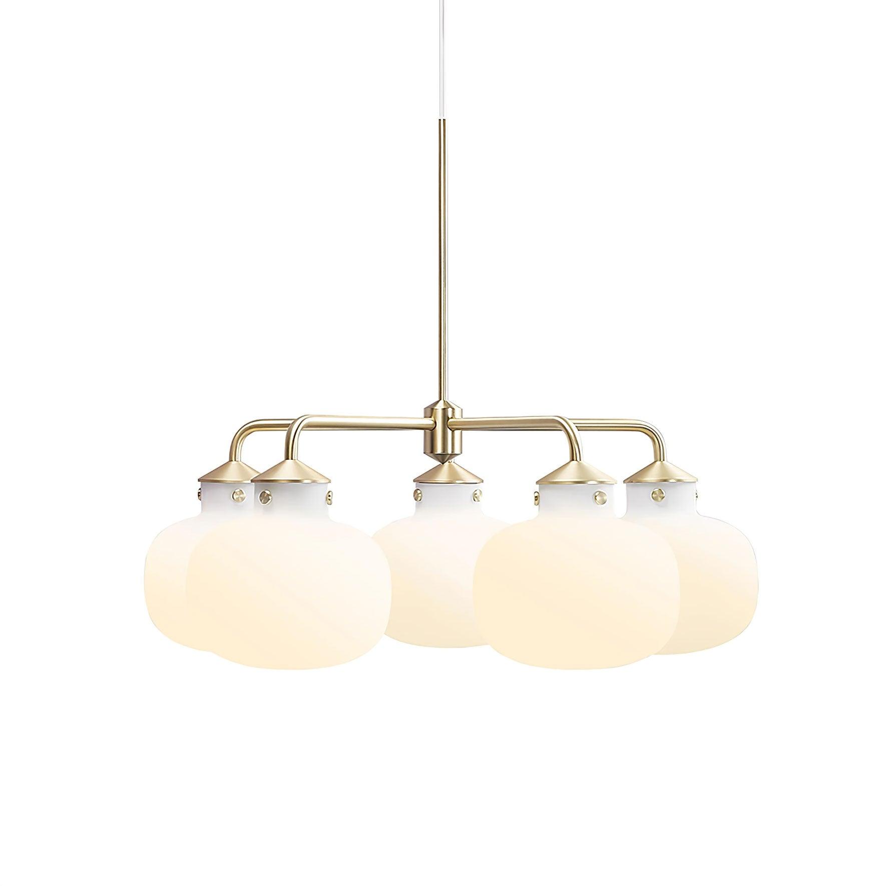 Halo Contemporary Glass Pendant Lamp