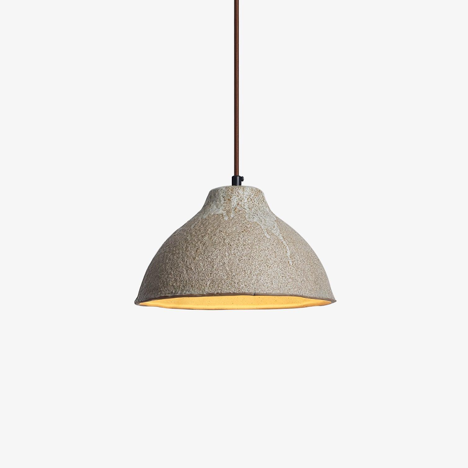 Zandora Suspension Rétro en Céramique et Bois