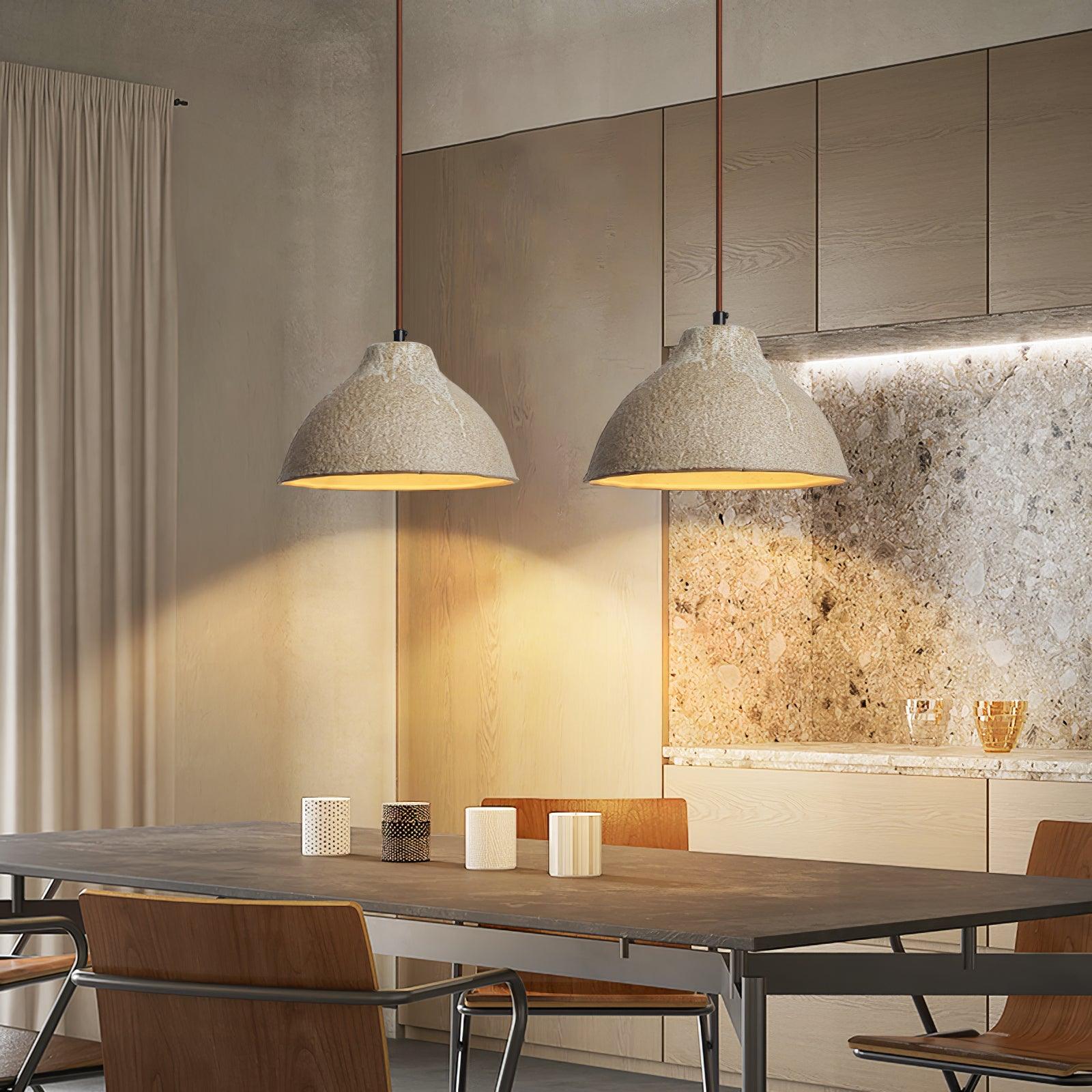 Maple Suspension en céramique texturée