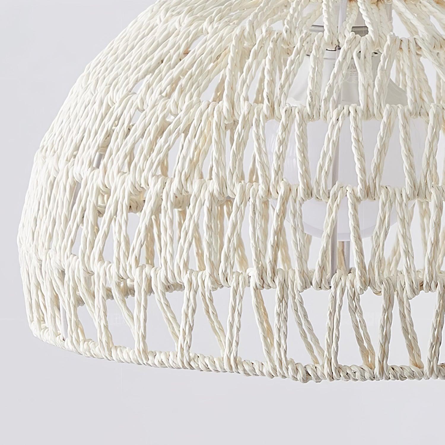 Calyran Suspension en Rotin et Bois