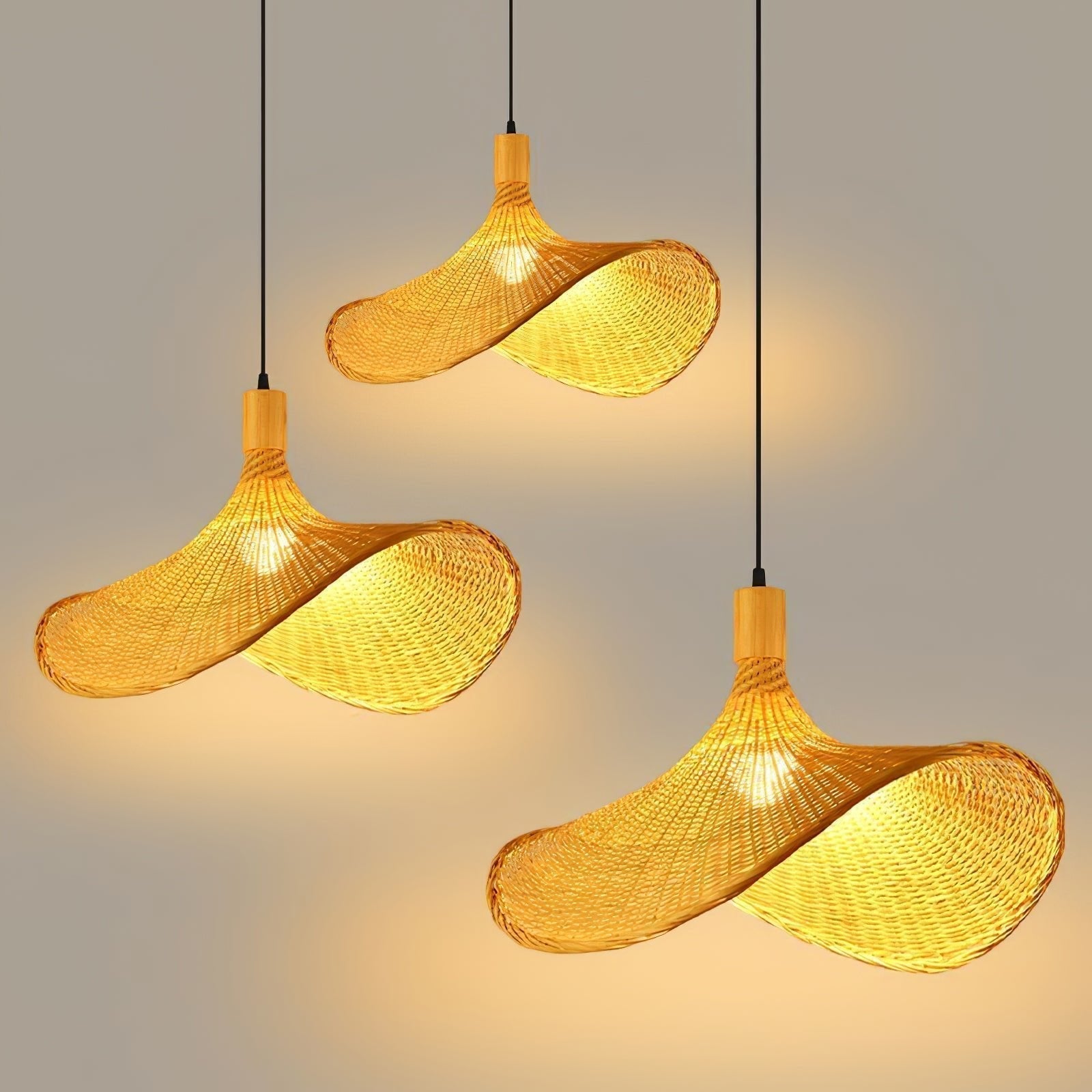 Marona Suspension Vintage en Rattan