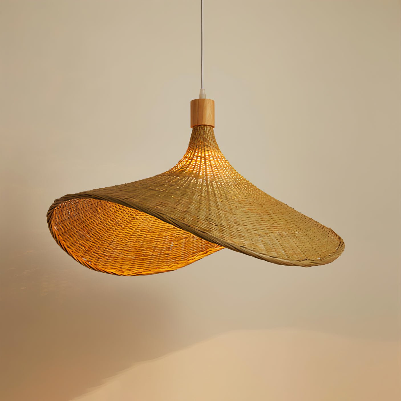 Marona Suspension Vintage en Rattan