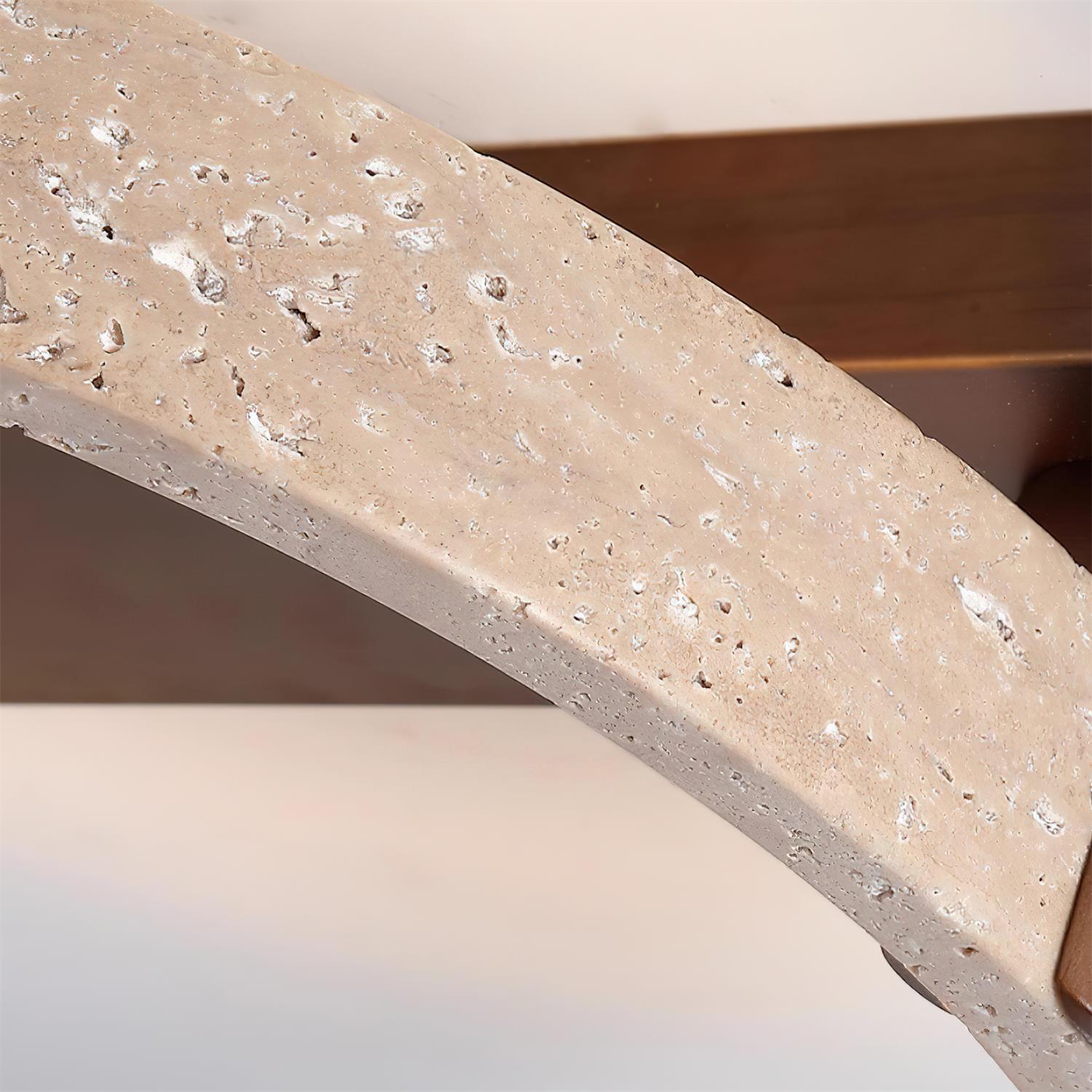 Ritta Lampe Plafonnier Travertin Naturel