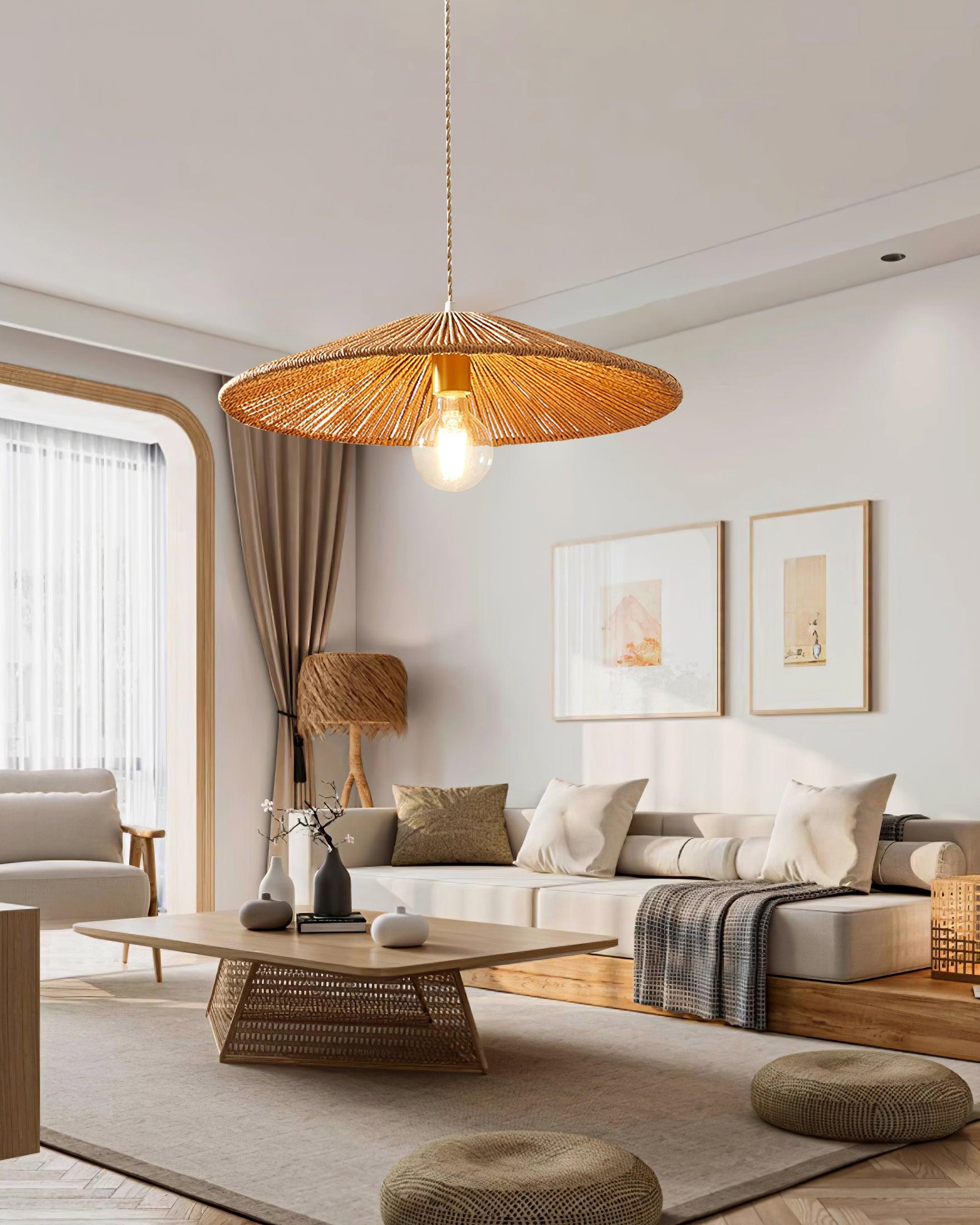 Sola Lampe Suspension Rattan