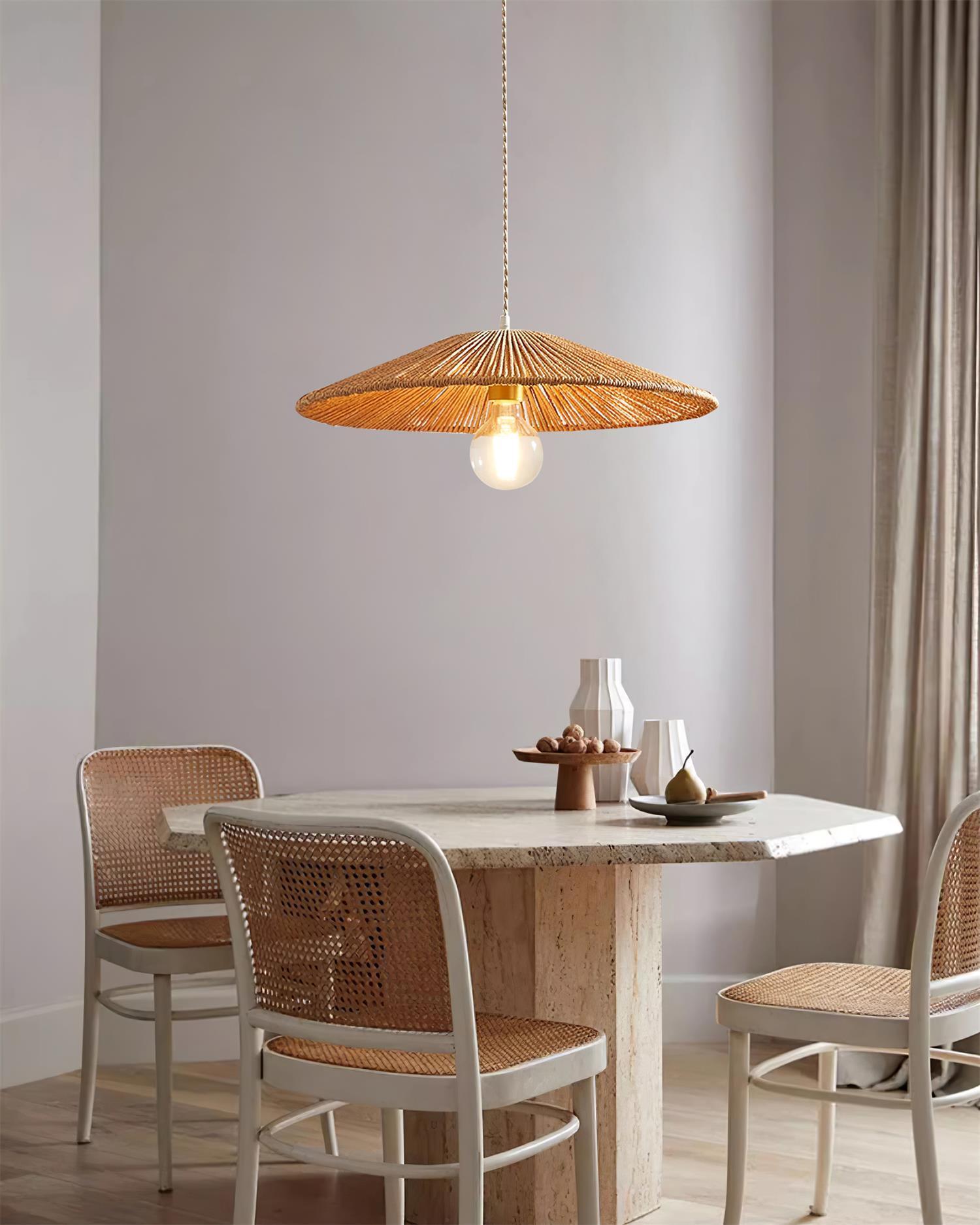 Sola Lampe Suspension Rattan