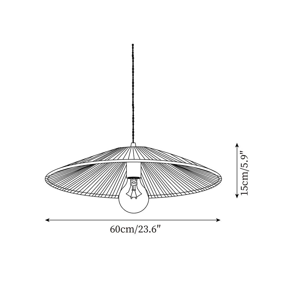 Sola Lampe Suspension Rattan