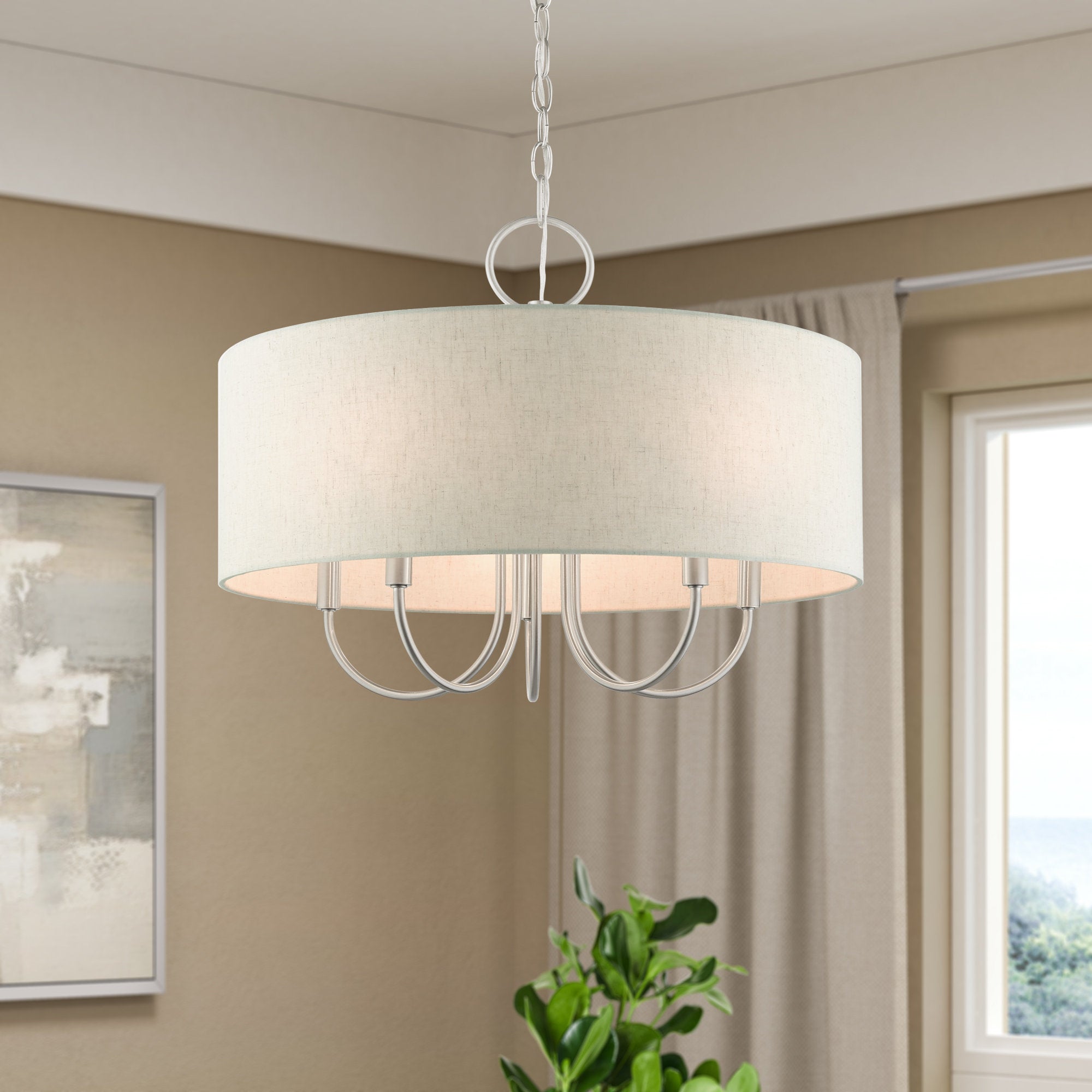 Lustre en Tissu Vintage Classique Ovyneth