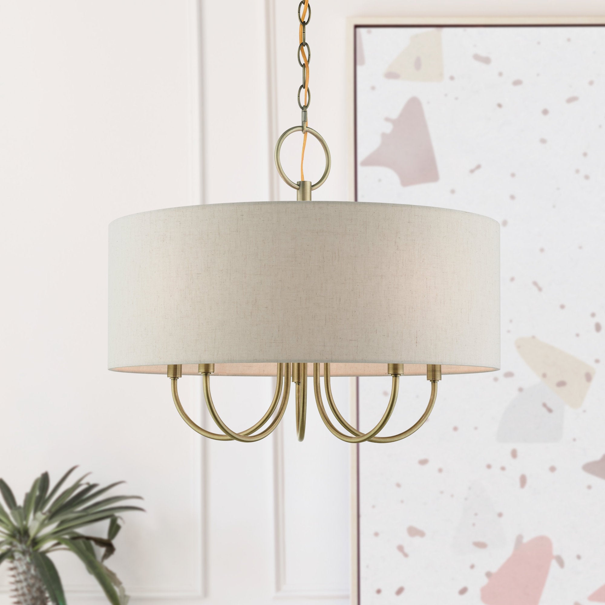 Lustre en Tissu Vintage Classique Ovyneth