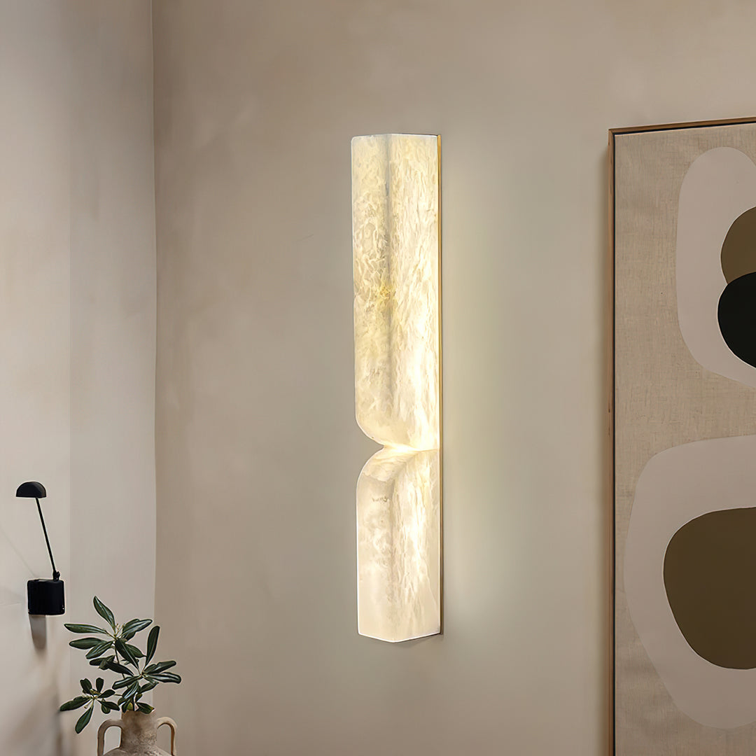 Lampe Murale Rectangulaire en Albâtre Moderne Minimaliste Lyvenisra