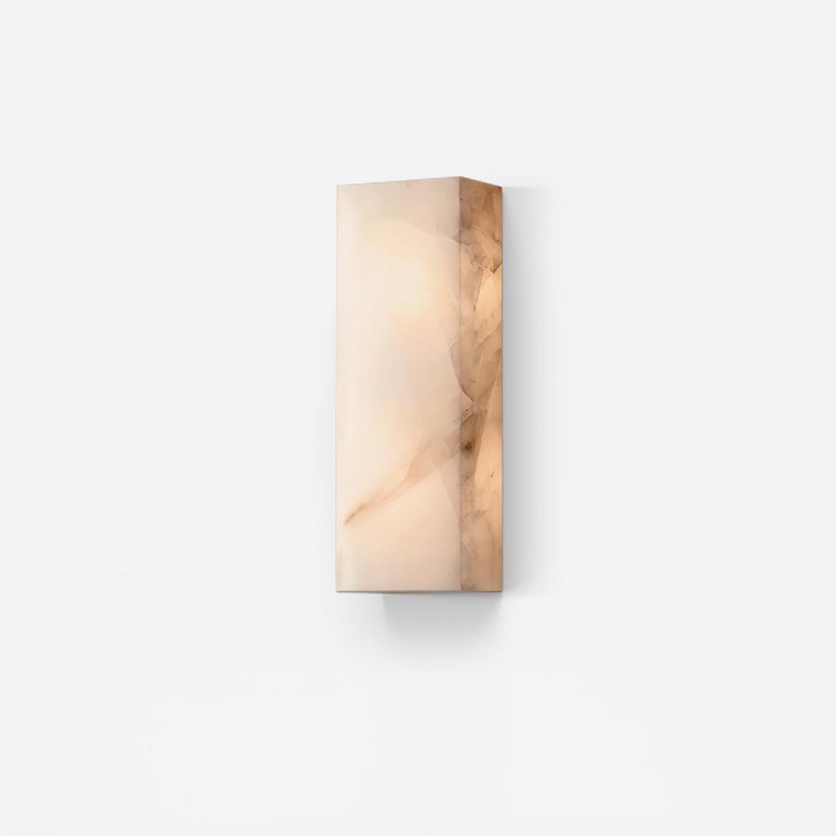 Orvian Applique Murale Extérieure Minimaliste en Albâtre