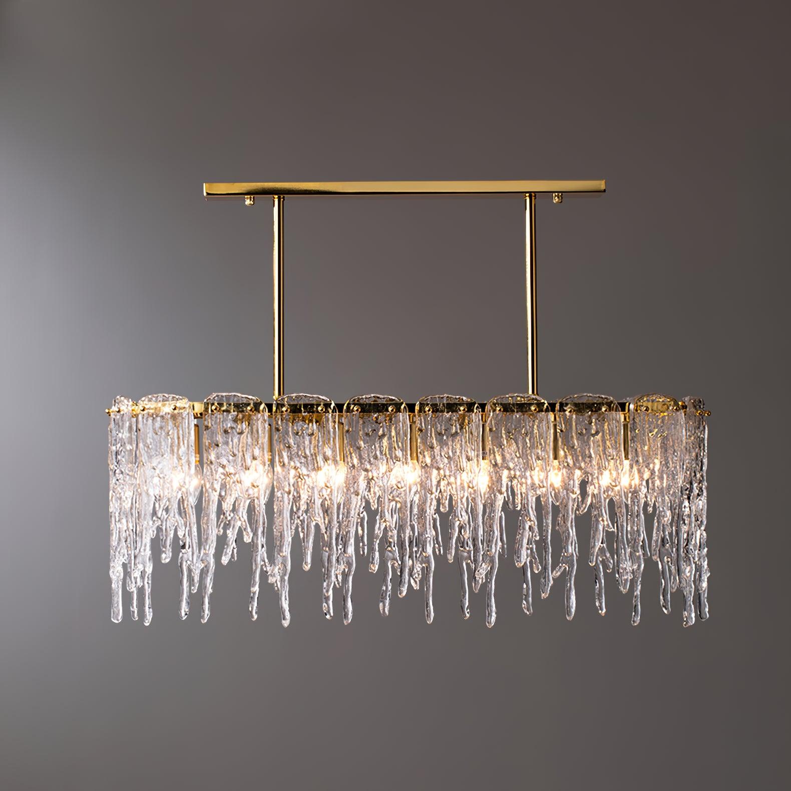 Cathaa Postmoderne Luxe Verre Crystal Lustre