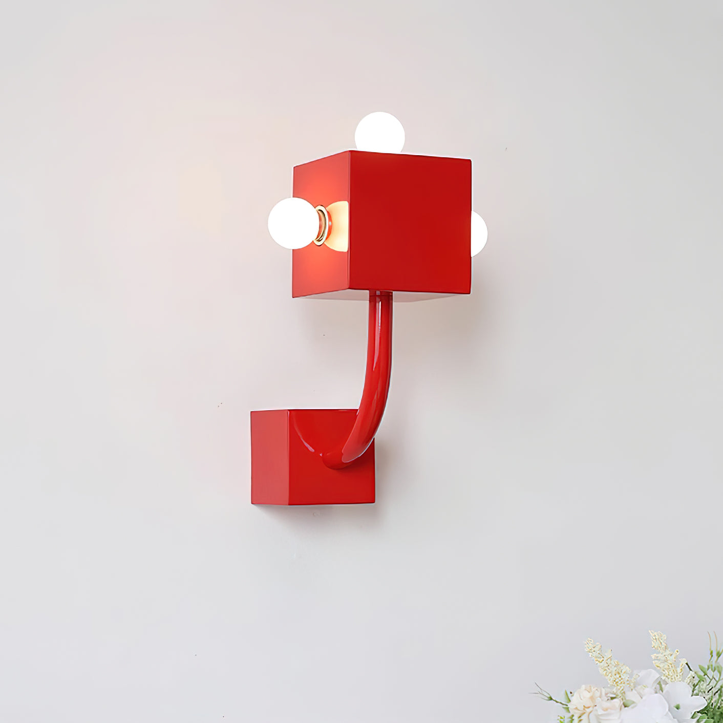 AvantCube Applique Murale Rouge
