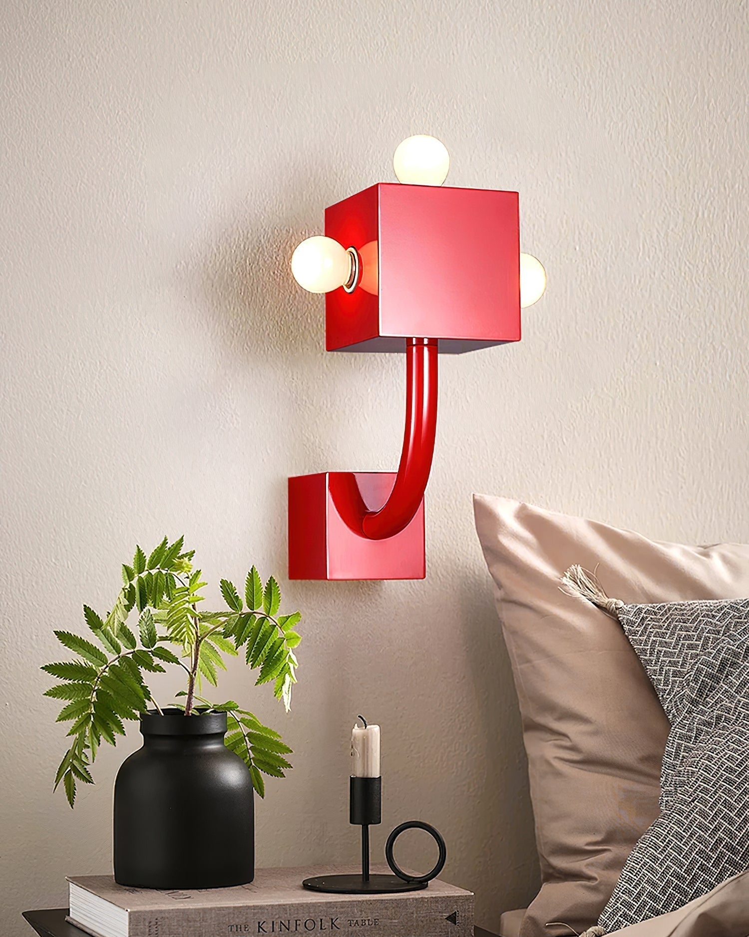 AvantCube Applique Murale Rouge