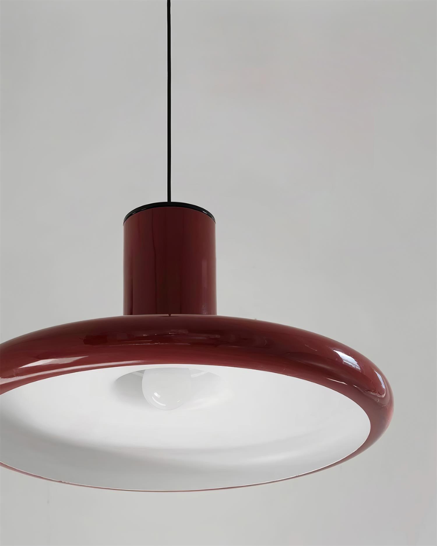Frisbee Suspension Aluminium Rouge Industriel