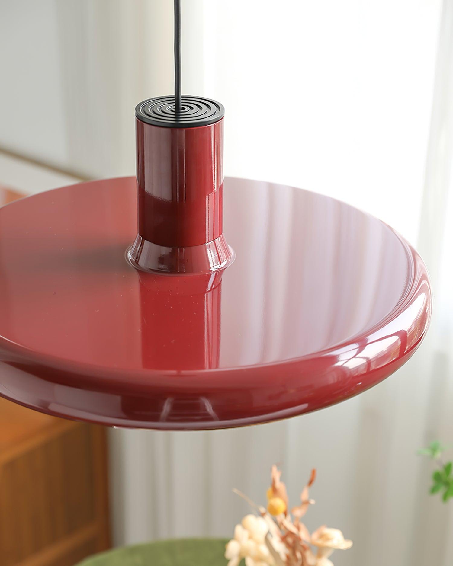 Frisbee Suspension Aluminium Rouge Industriel