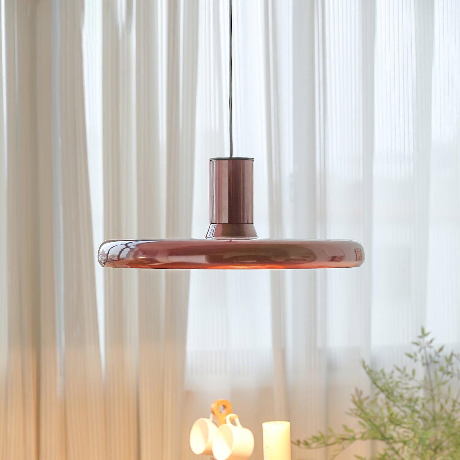 Frisbee Suspension Aluminium Rouge Industriel