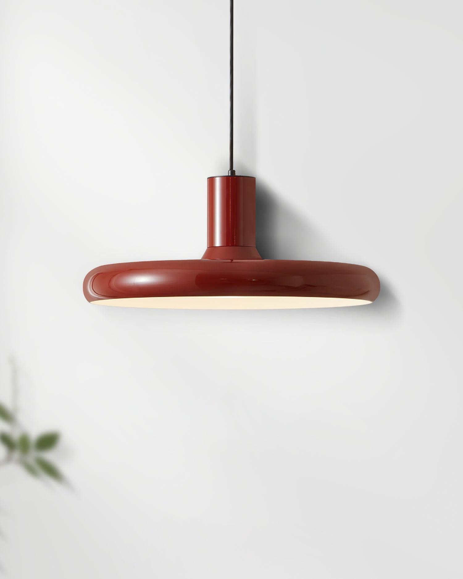 Frisbee Suspension Aluminium Rouge Industriel