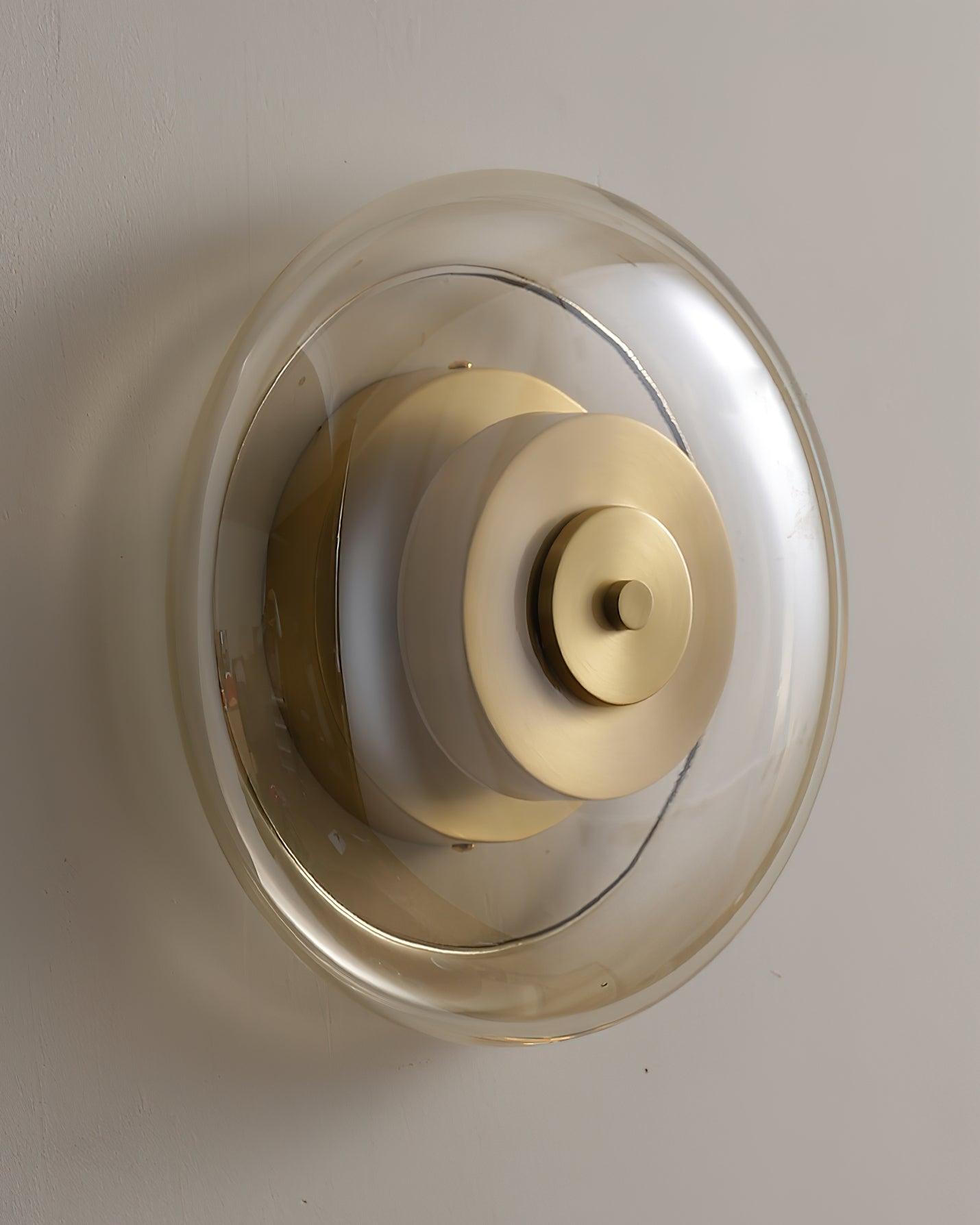 Elysso Lustra Applique Murale Circulaire en Laiton