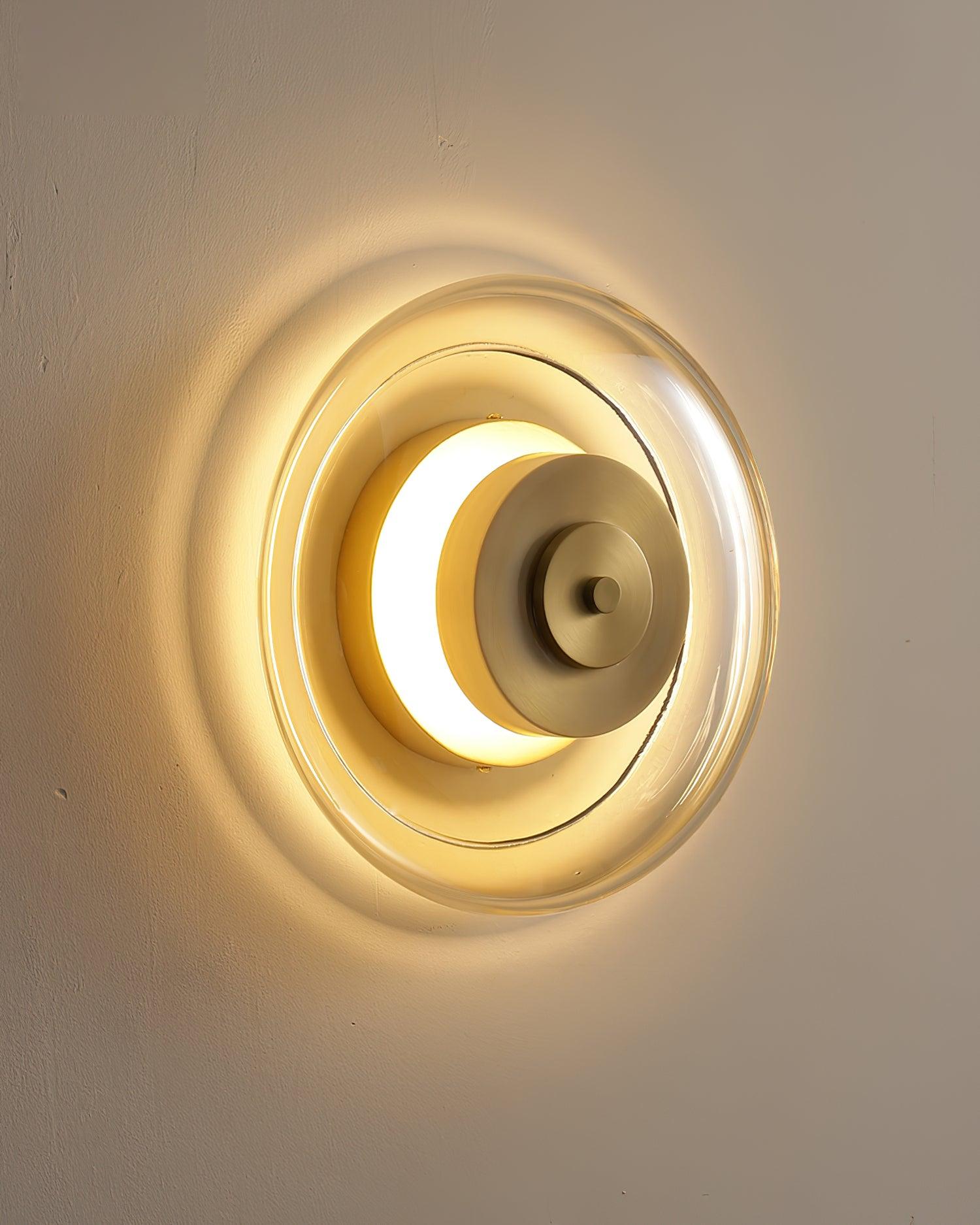 Elysso Lustra Applique Murale Circulaire en Laiton