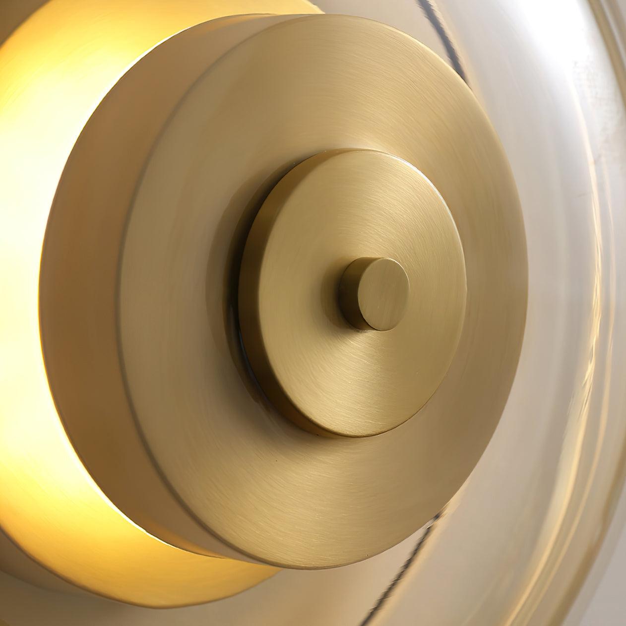 Elysso Lustra Applique Murale Circulaire en Laiton