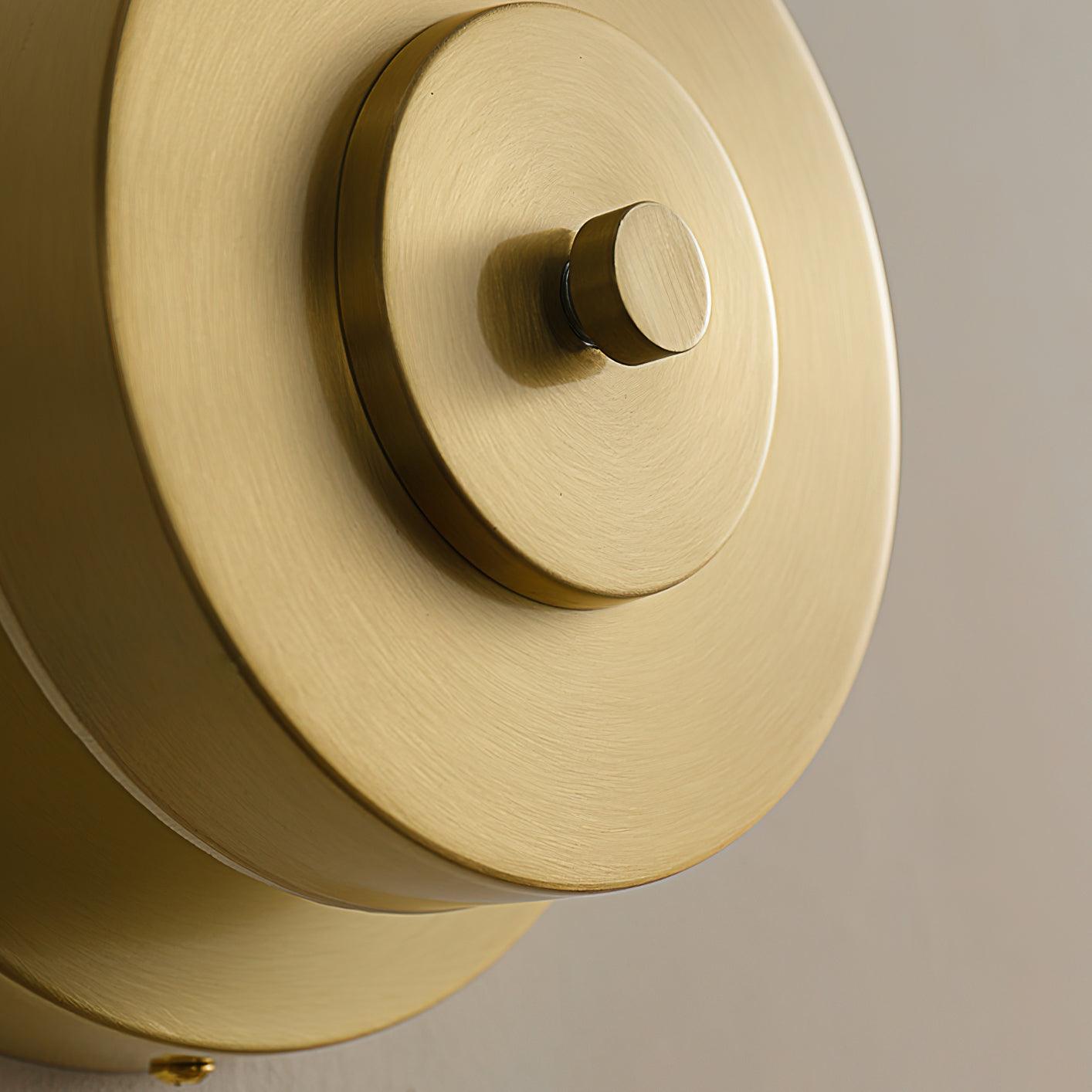 Elysso Lustra Applique Murale Circulaire en Laiton