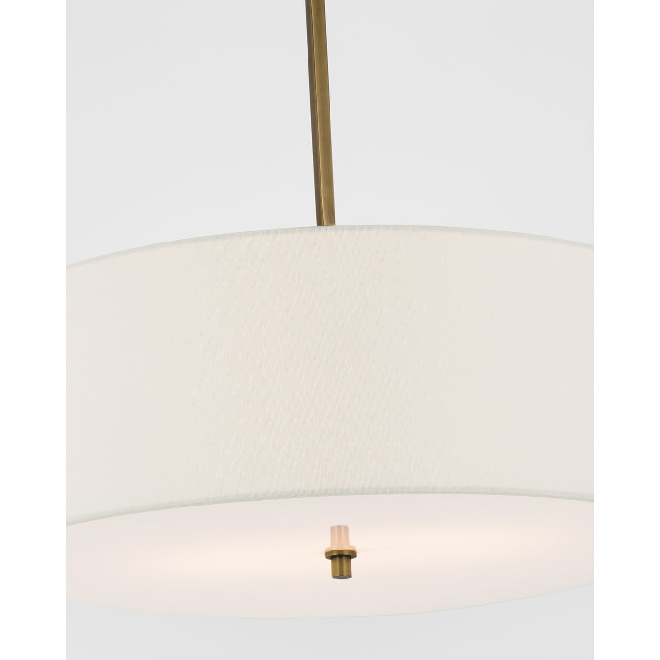 Olvynis Suspension Moderne Minimaliste en Laiton et Tissu