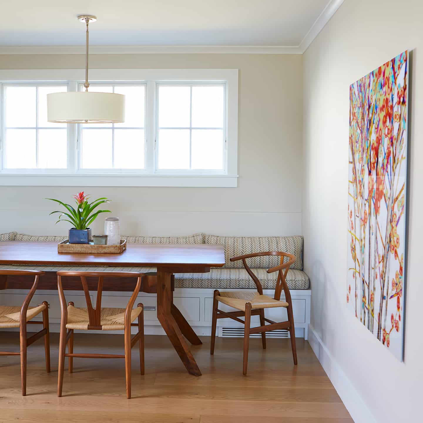 Olvynis Suspension Moderne Minimaliste en Laiton et Tissu