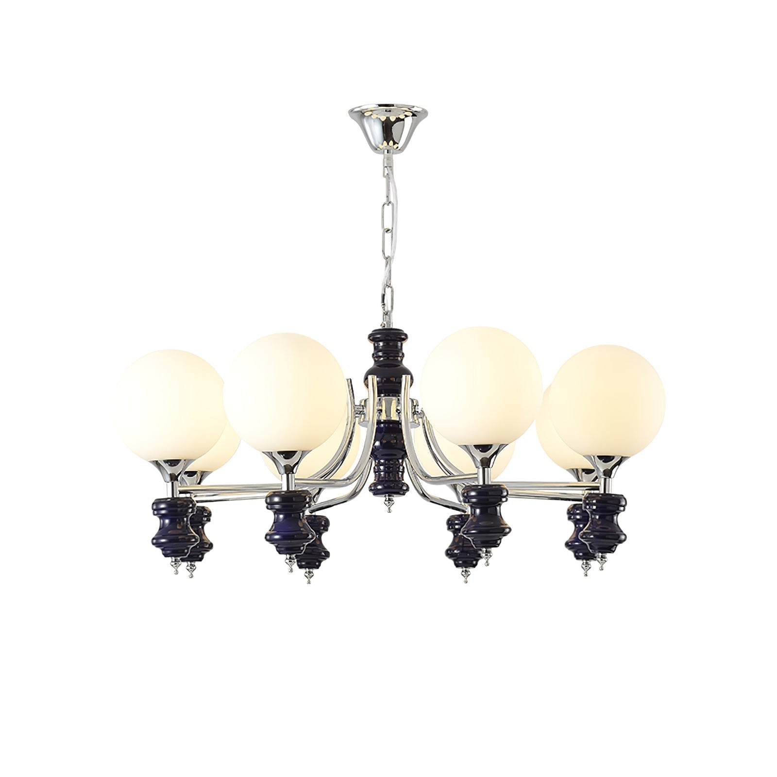 Aurora Lustre Regal Orb Givré
