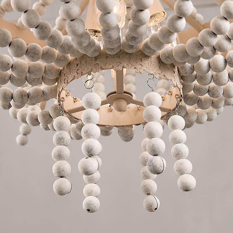 Wayne Lustre En Bois de Luxe