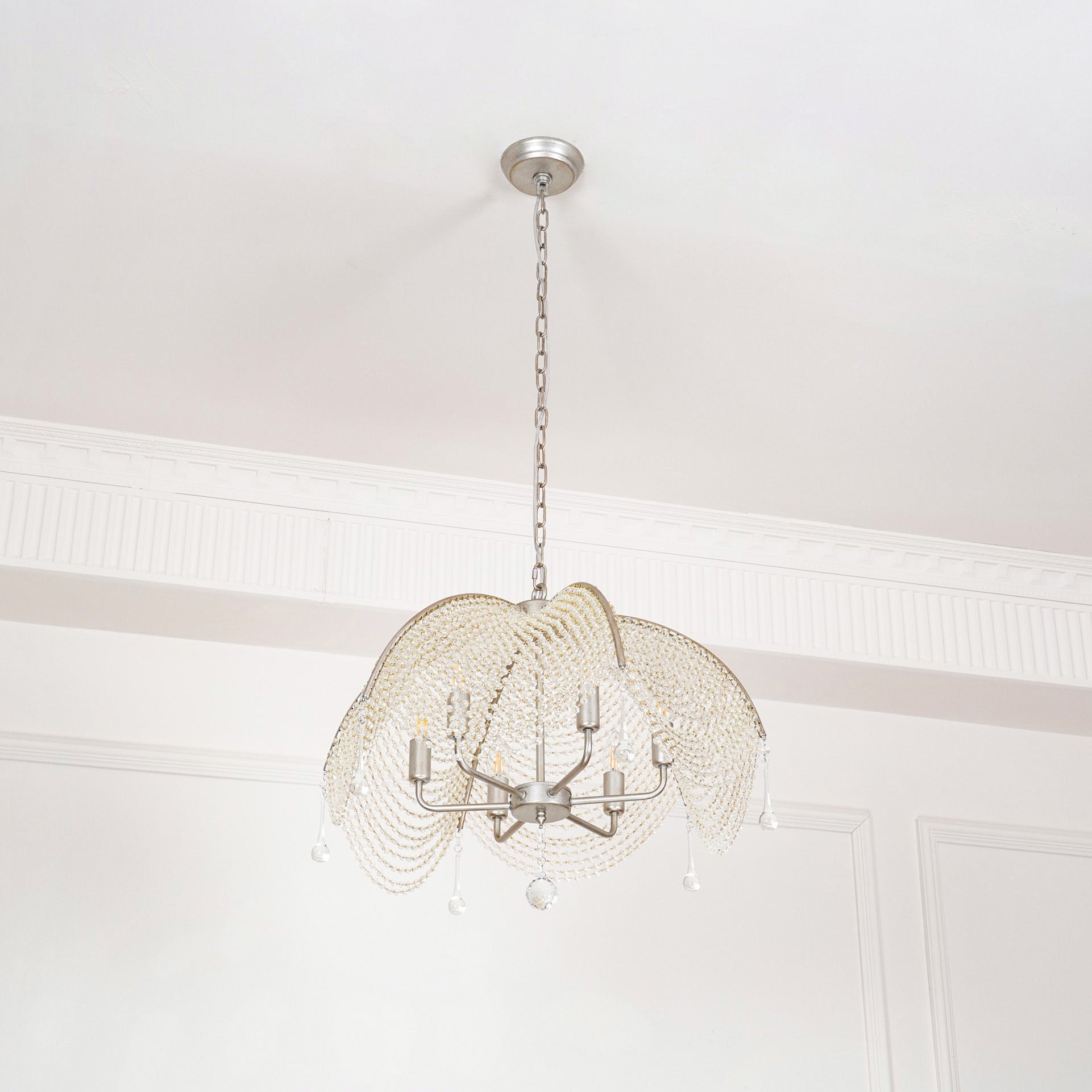 Ulsilus Lustre Cristal Perles Élégance