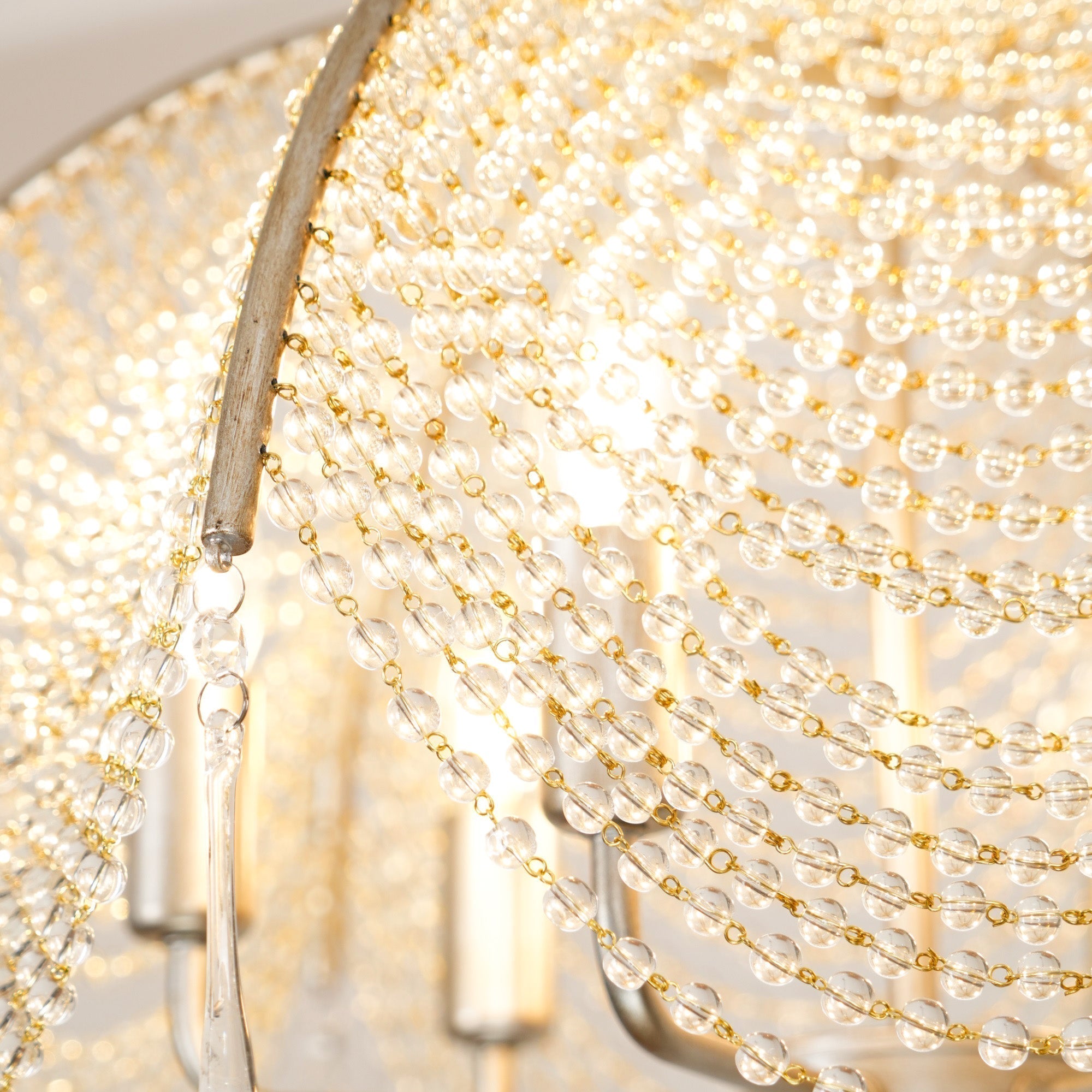 Ulsilus Lustre Cristal Perles Élégance