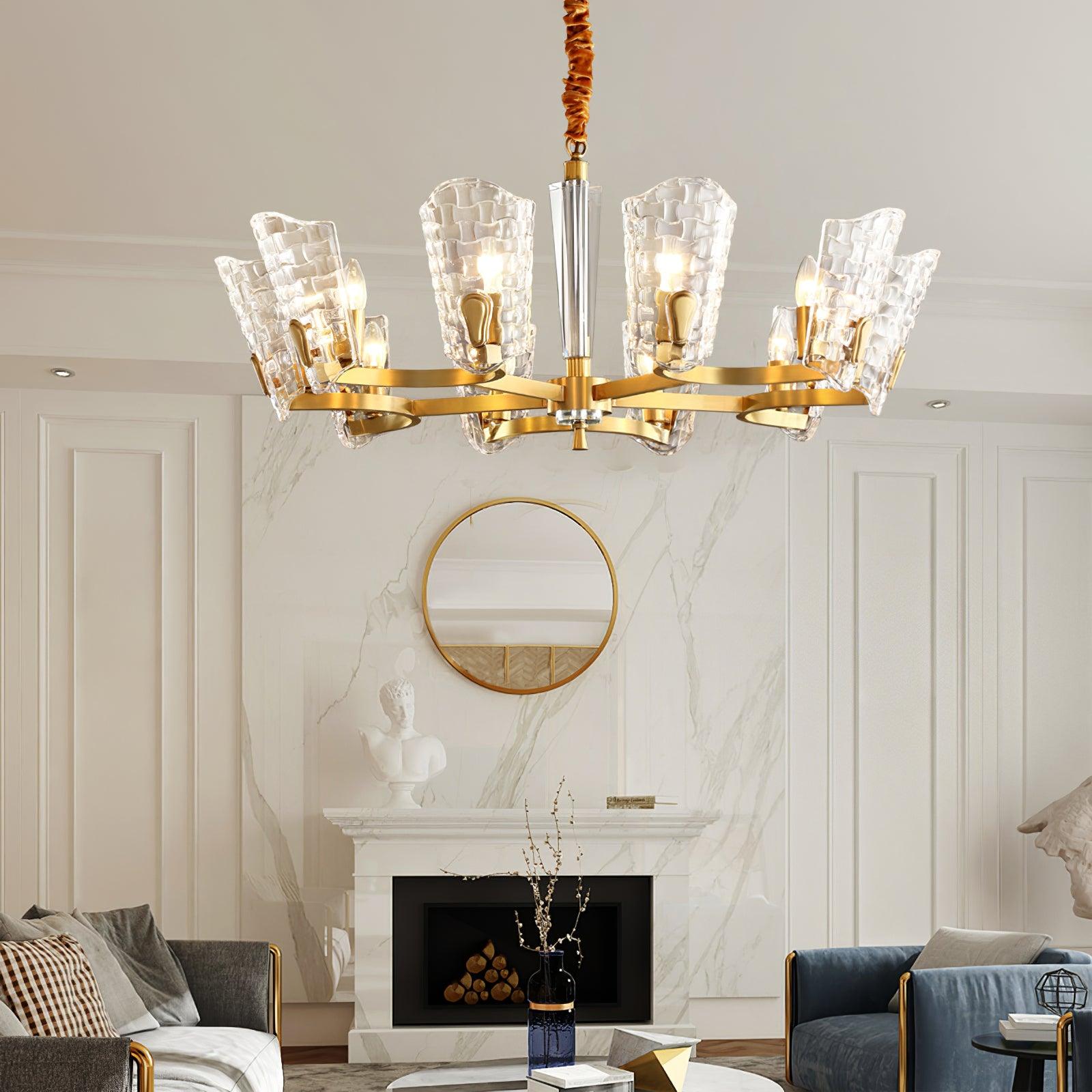 Radiant Lustre de Luxe en Laiton