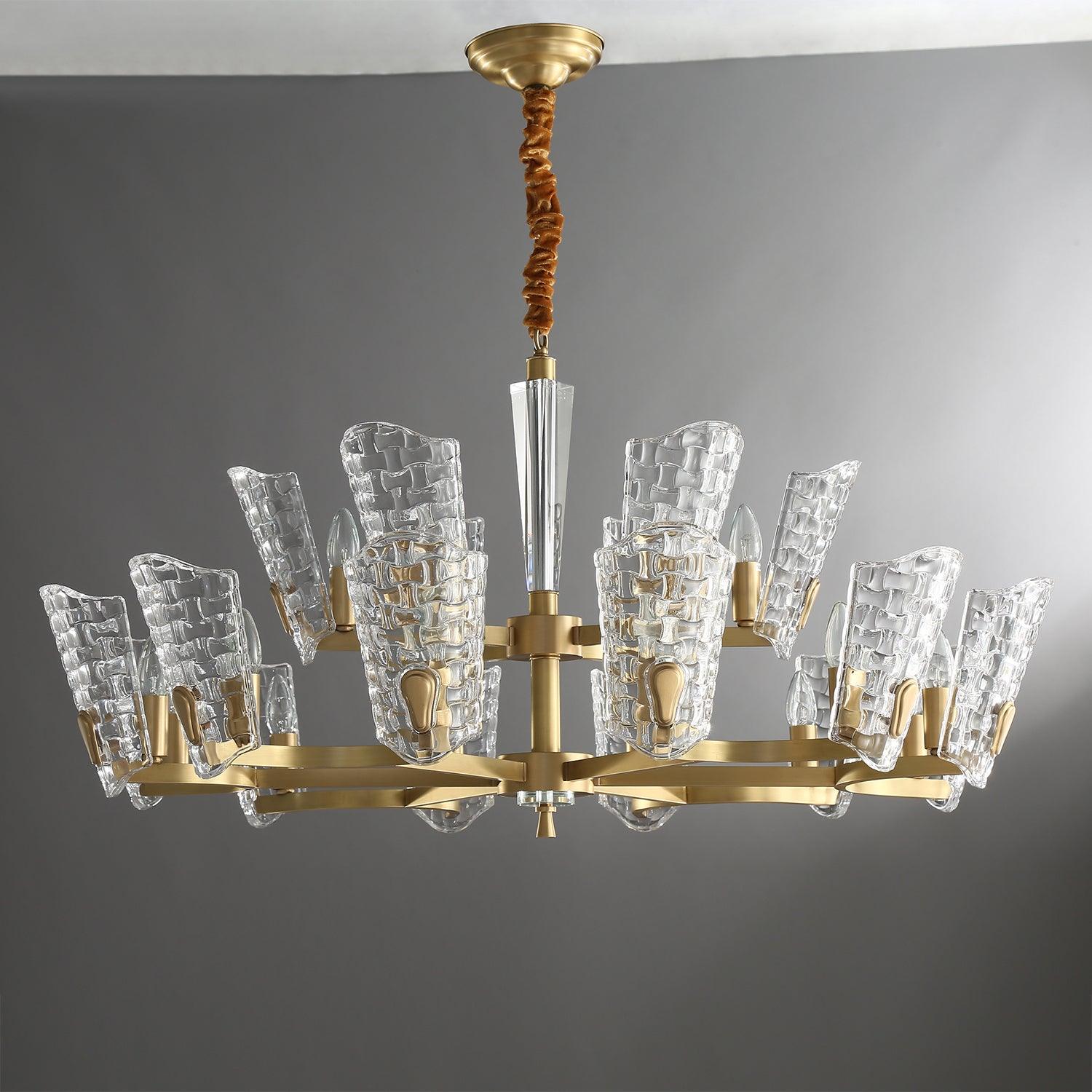 Radiant Lustre de Luxe en Laiton