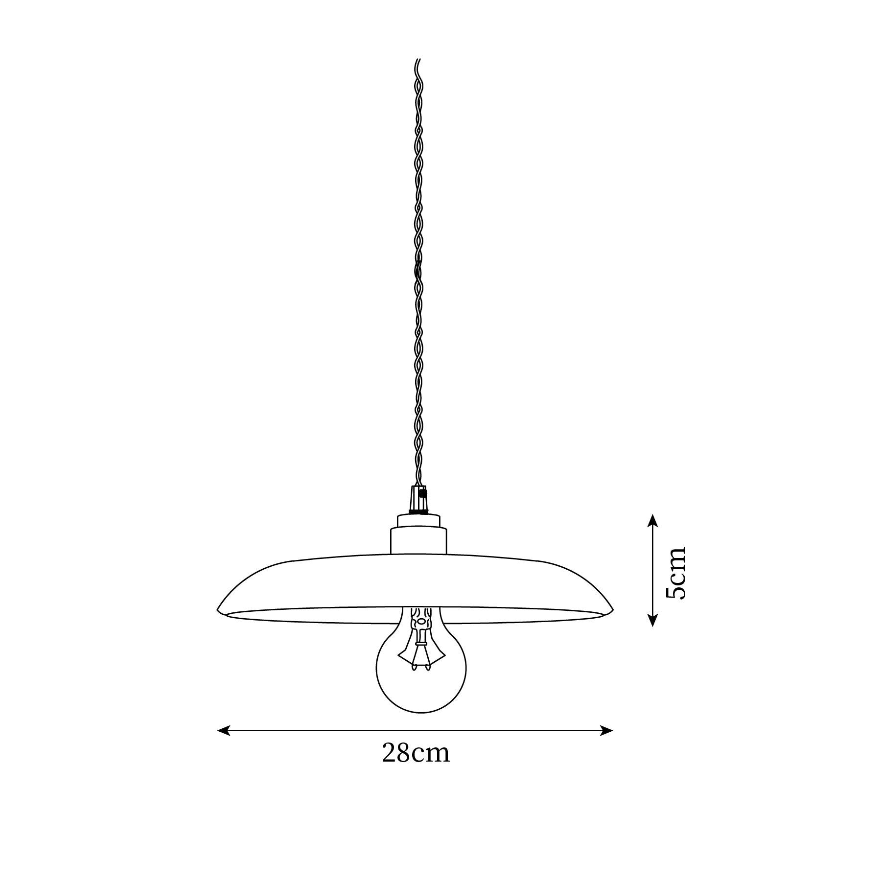 Edolin Lampe Suspension Vintage