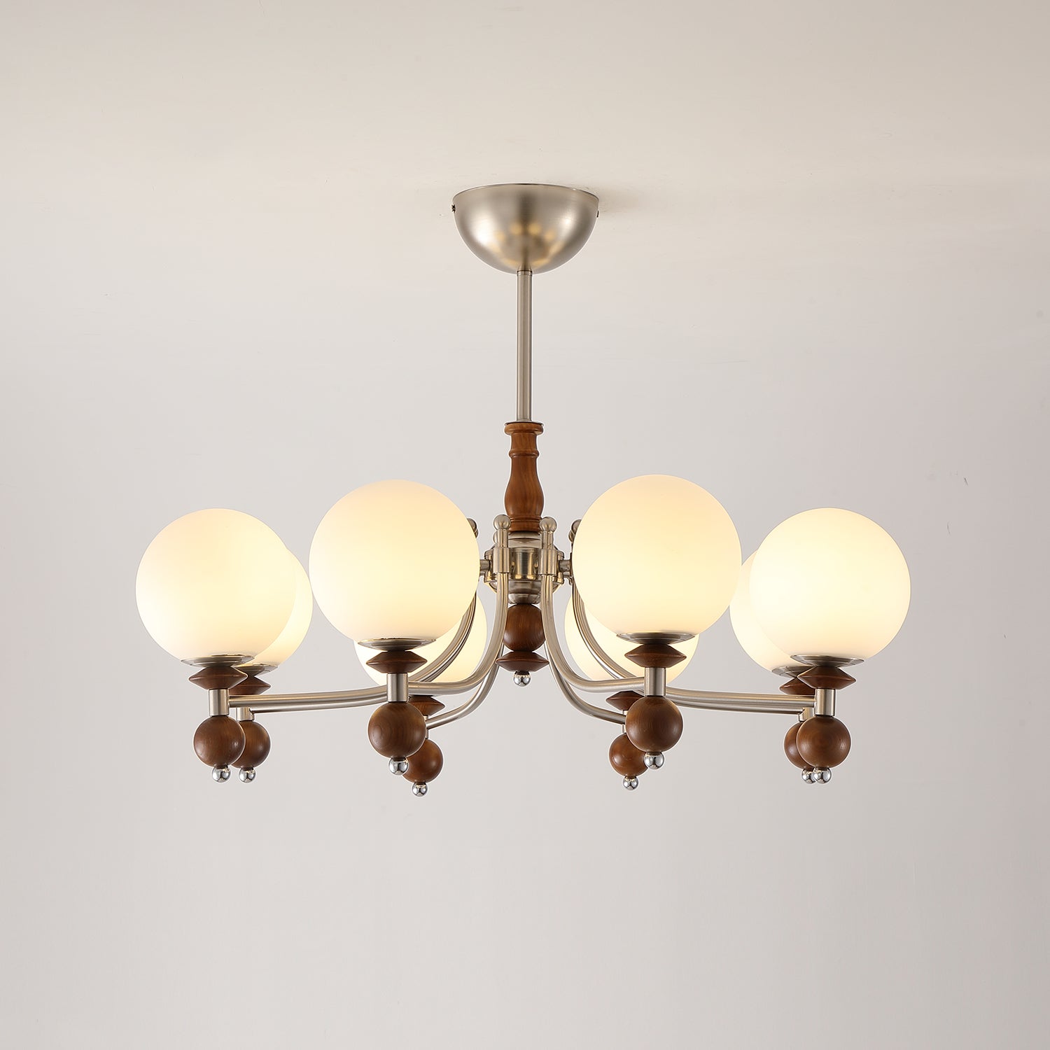 Retro Ellan Lustre Globe en Verre Poli