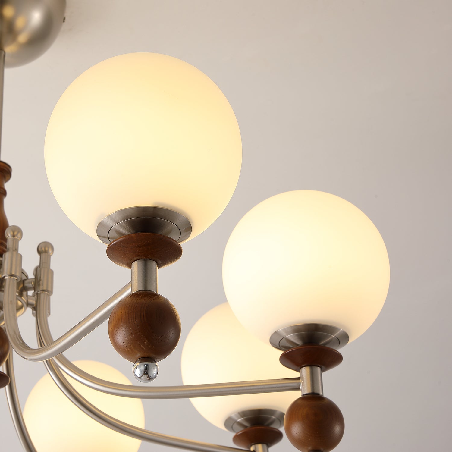 Retro Ellan Lustre Globe en Verre Poli