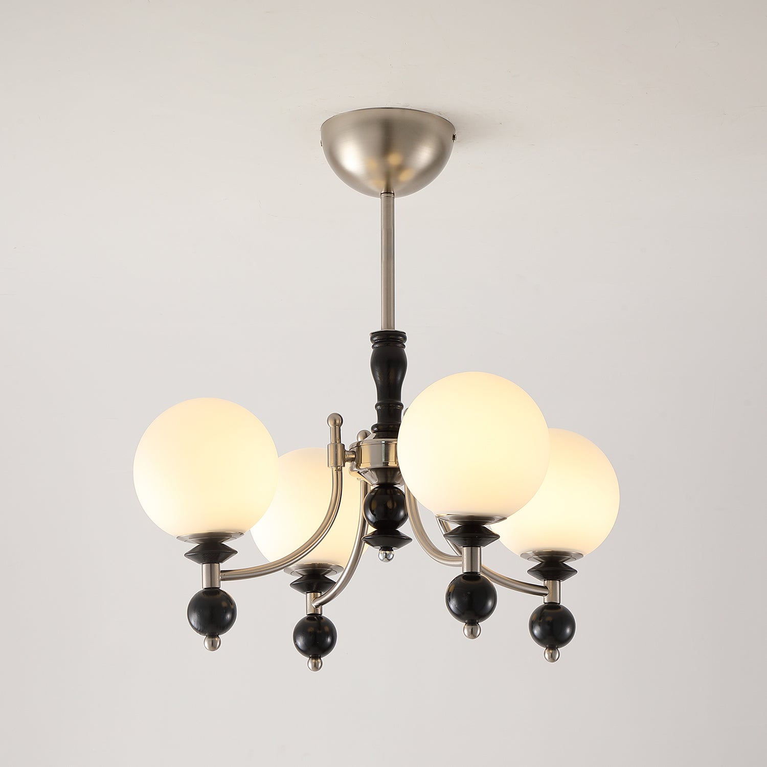 Retro Ellan Lustre Globe en Verre Poli