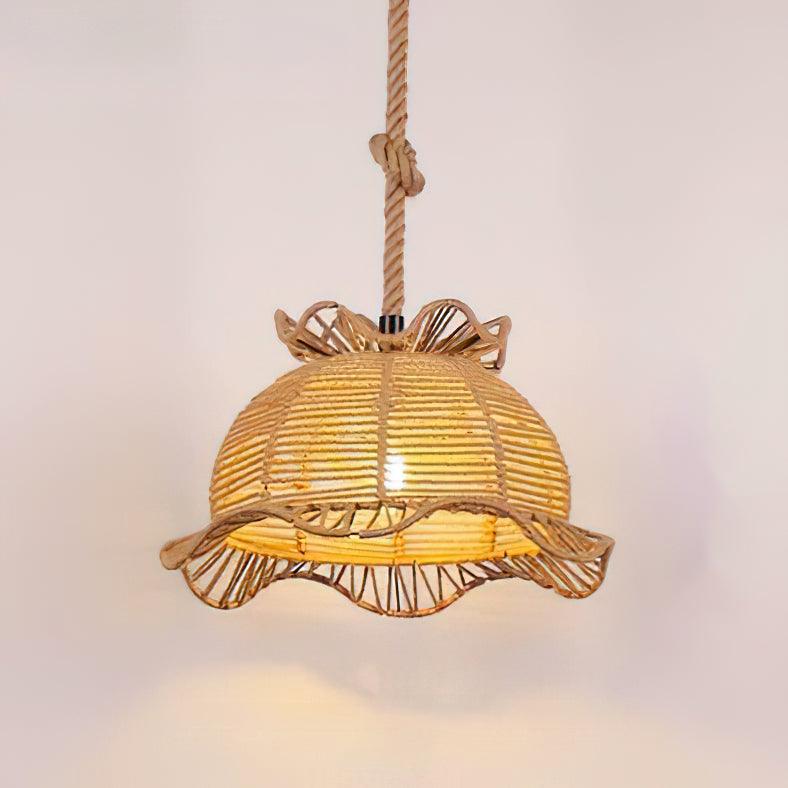 Evliran Suspension Moderne en Corde de Chanvre Rétro