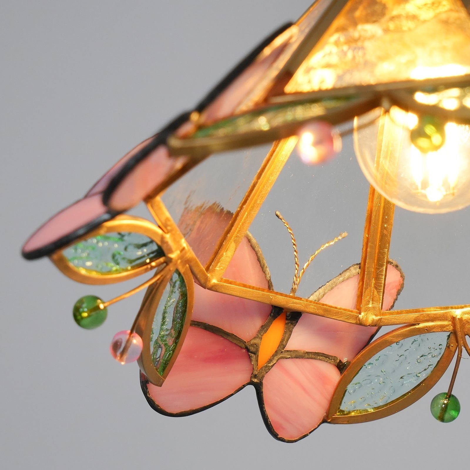 Tiffany Suspension Papillon Rétro