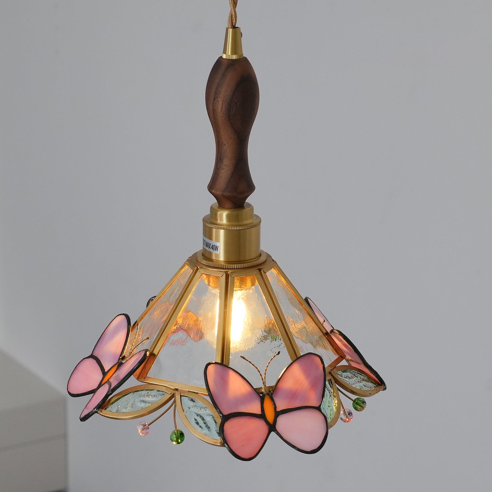 Tiffany Suspension Papillon Rétro