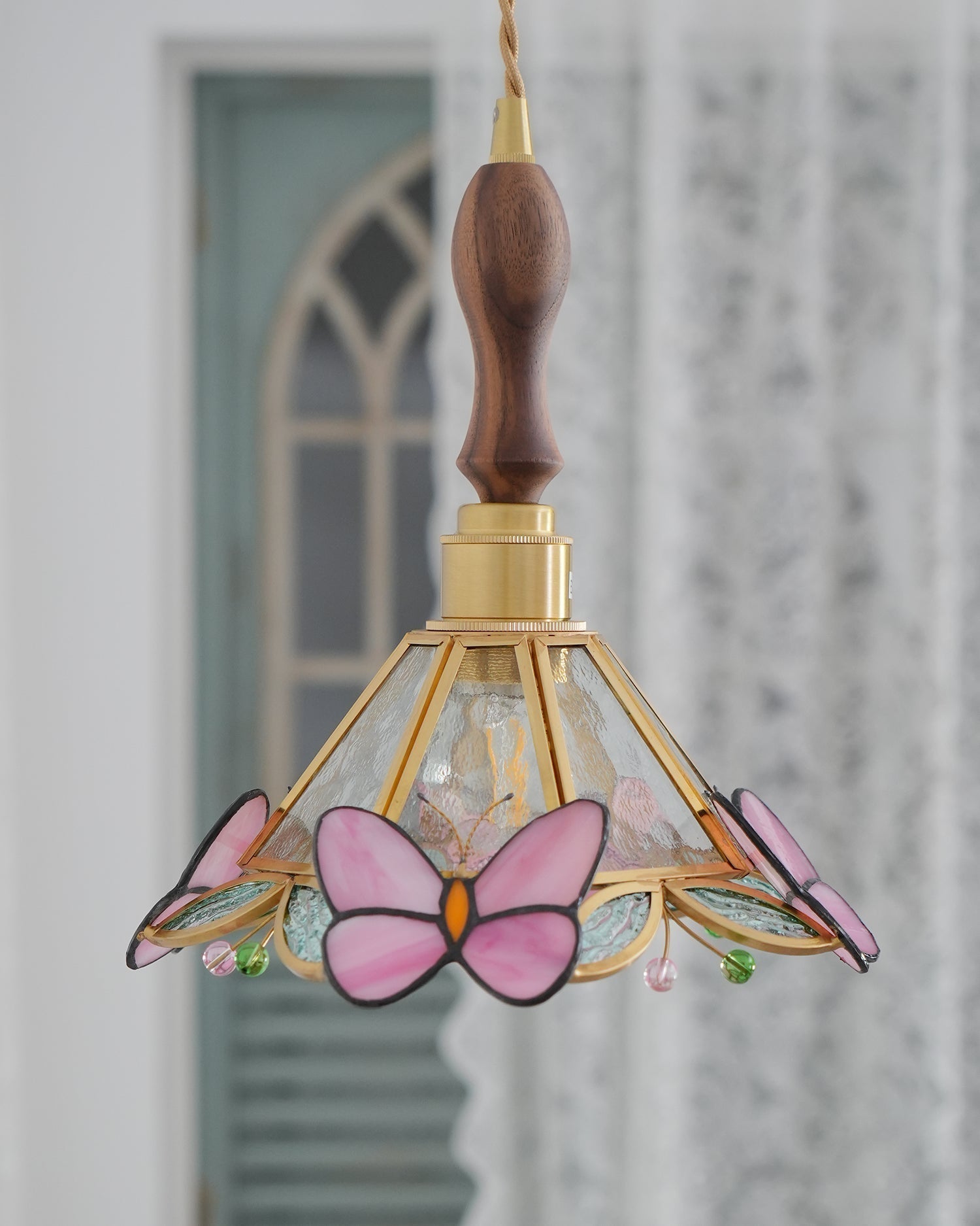 Tiffany Suspension Papillon Rétro